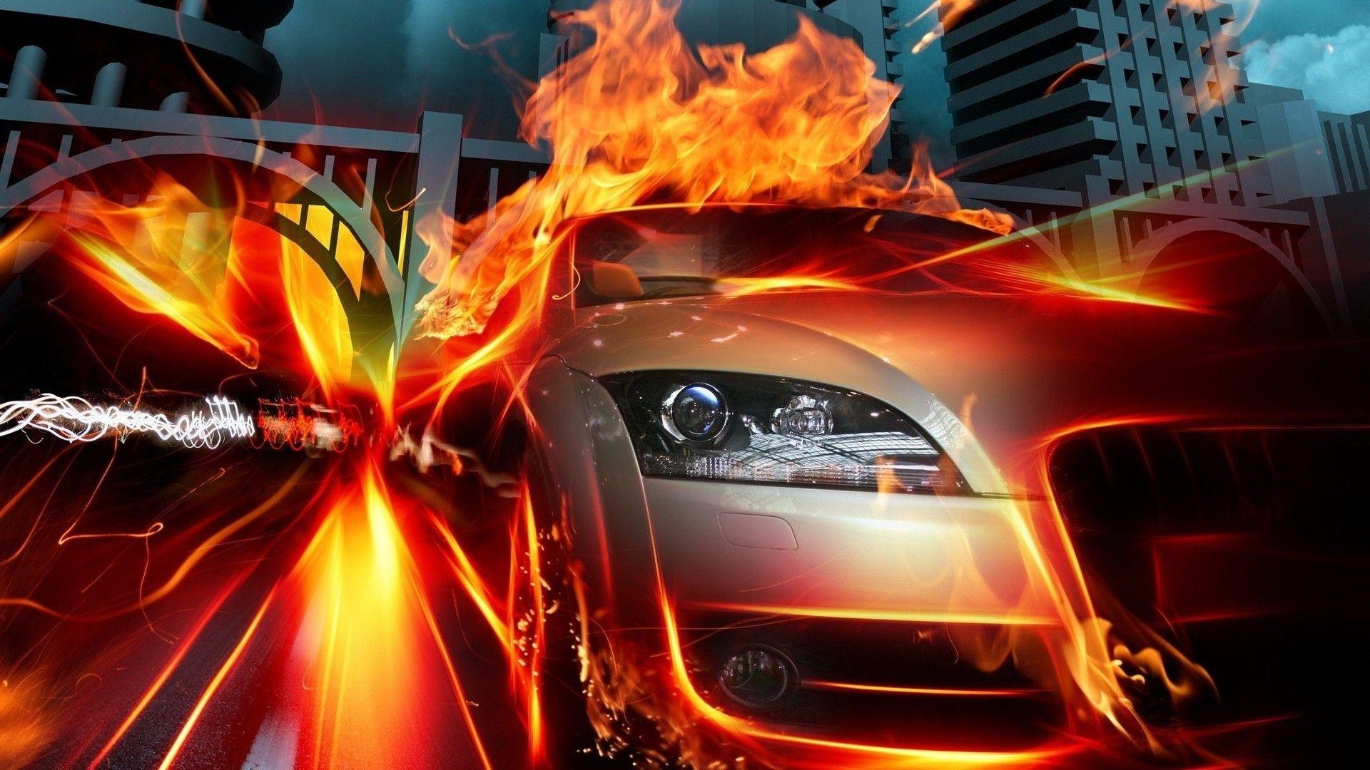 Fire Cars Wallpapers Top Free Fire Cars Backgrounds WallpaperAccess