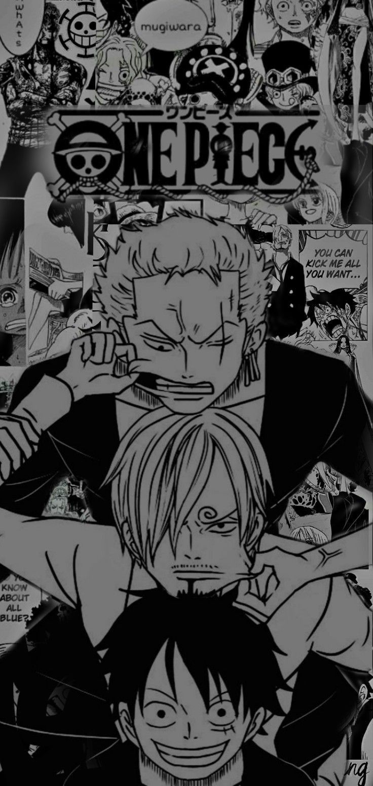 736x1552 Luffy, Zoro, Sanji