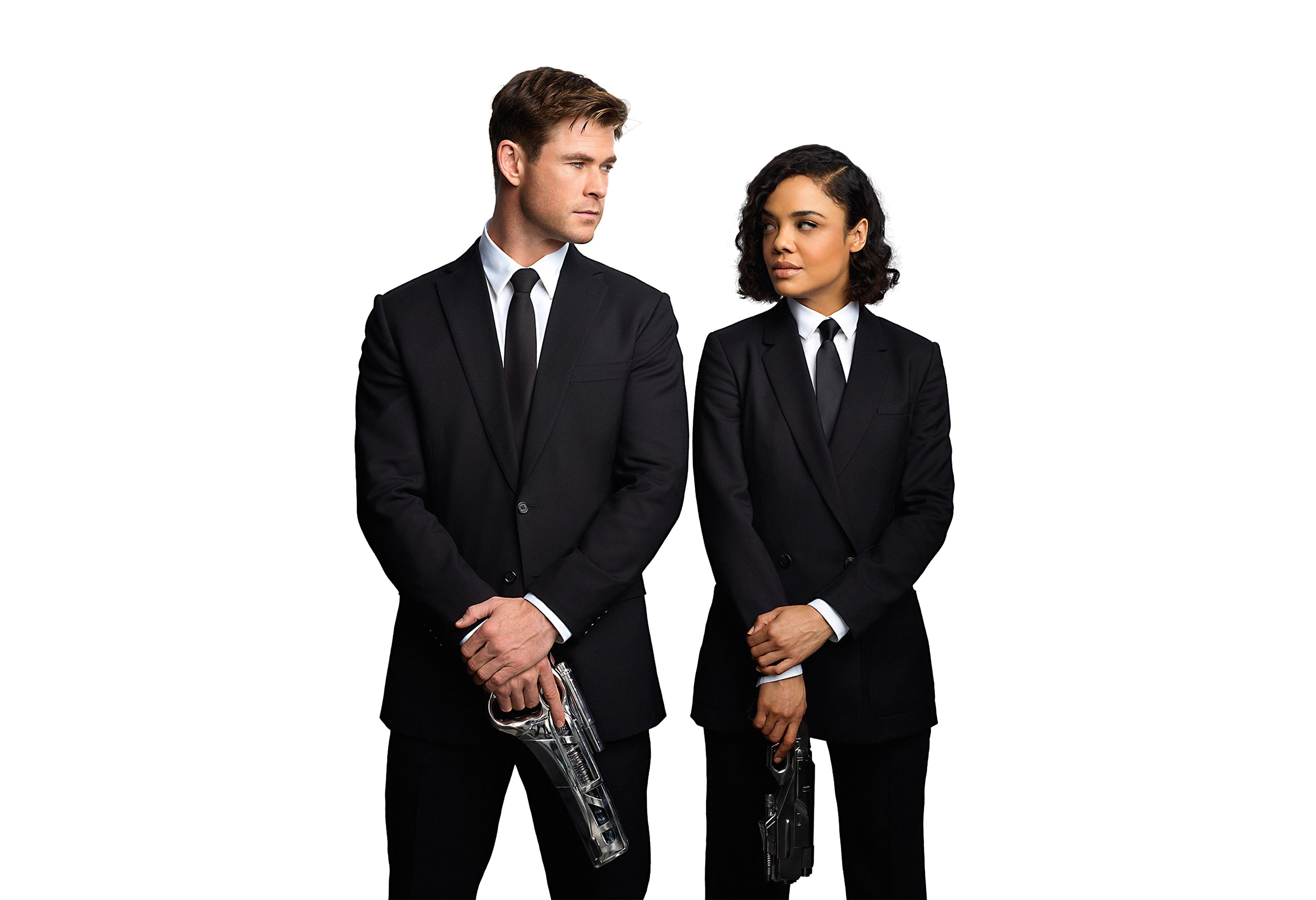 3840x2625 Chris Hemsworth and Tessa Thompson Men In Black 4 Wallpaper, HD