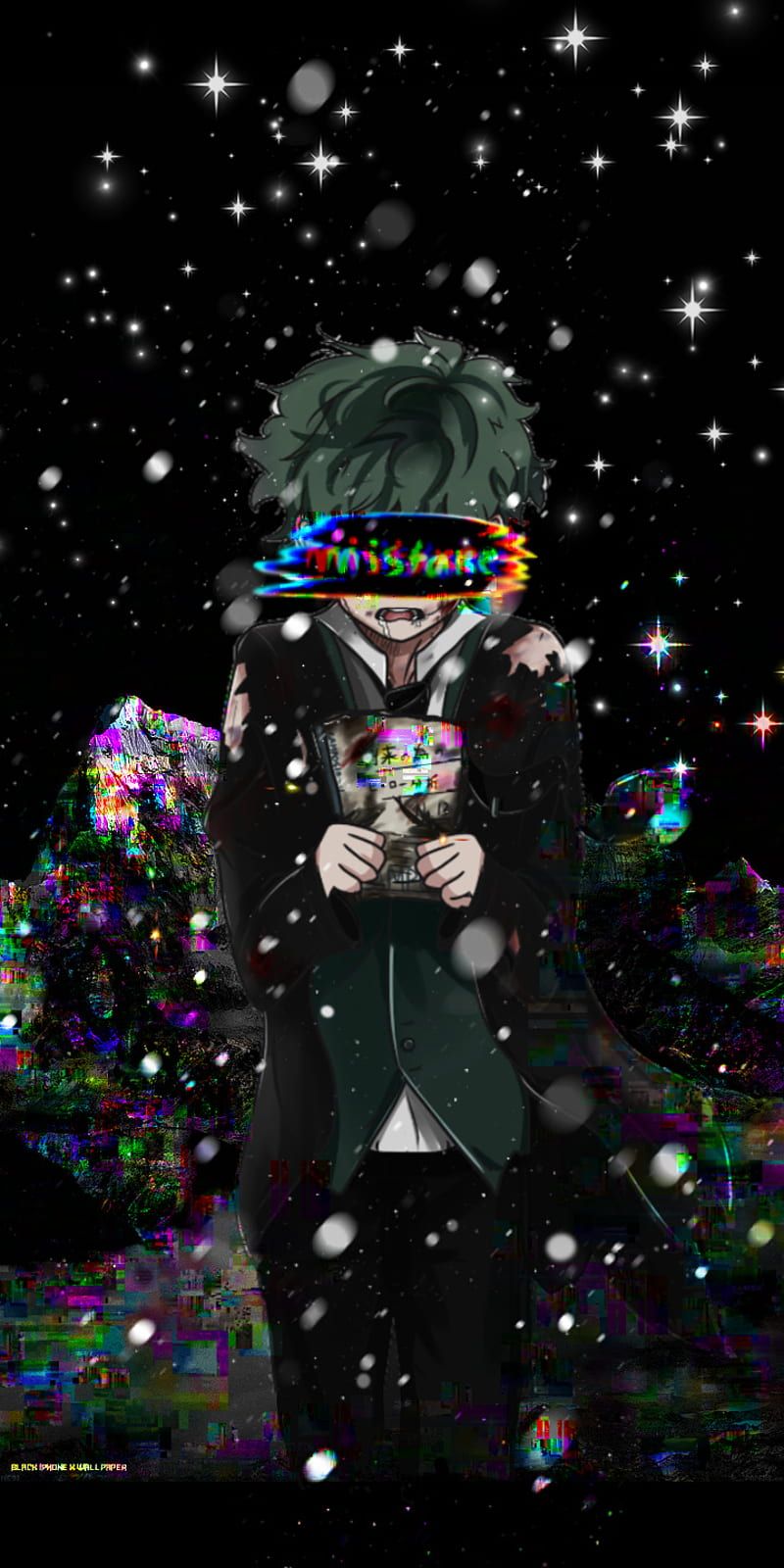 800x1600 Sad Deku, deku my hero academia, izuku midoriya, HD phone wallpaper