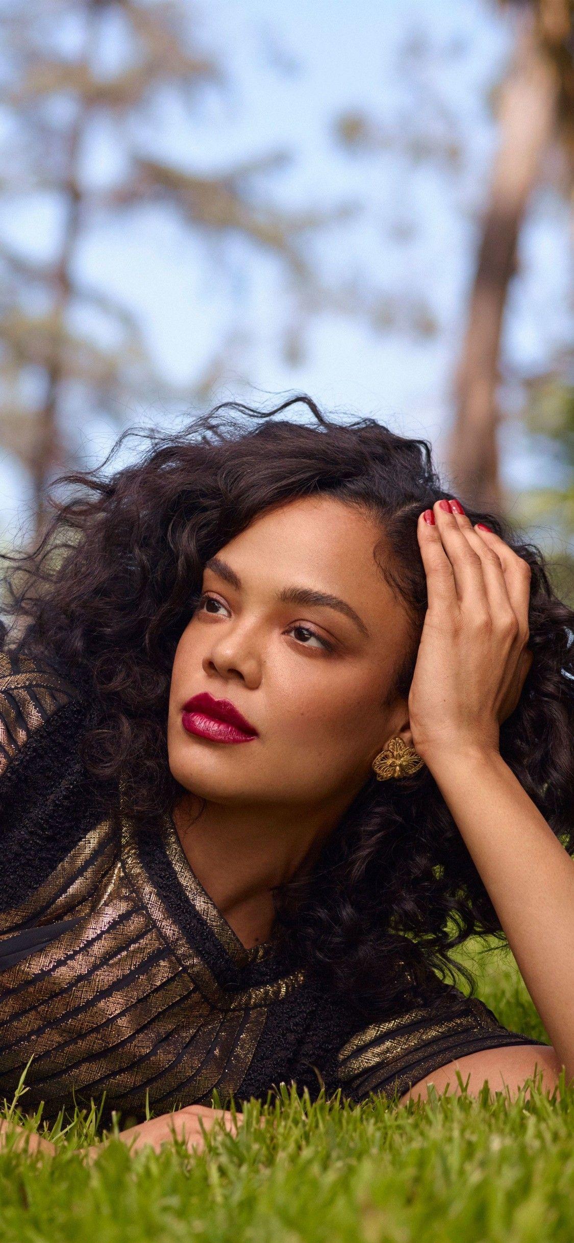 1125x2436 Tessa Thompson Marie Claire 2019 5k iPhone XS, iPhone 10