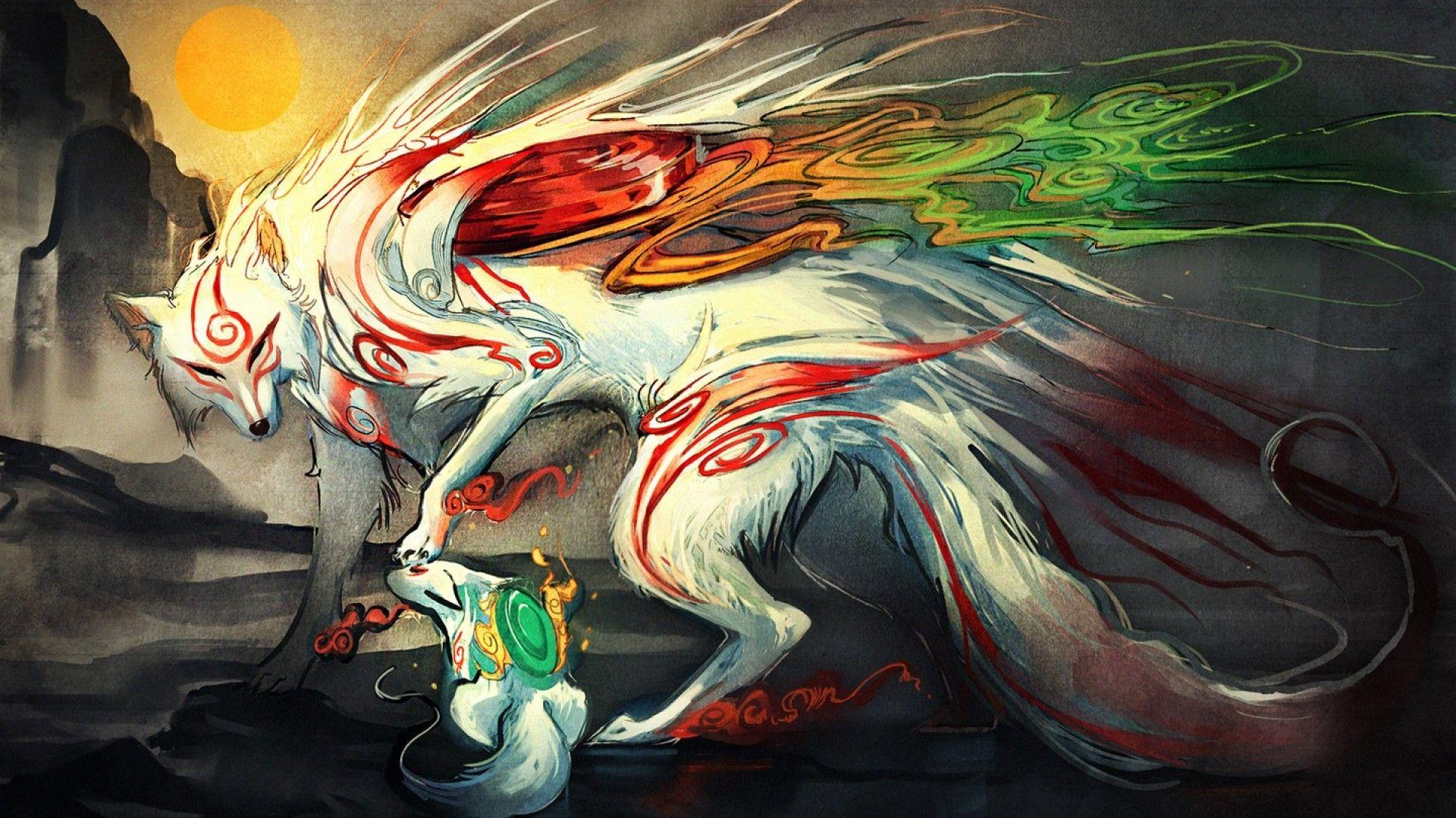 1920x1080 Wallpaper Wallpaper from Okami HD (2012)