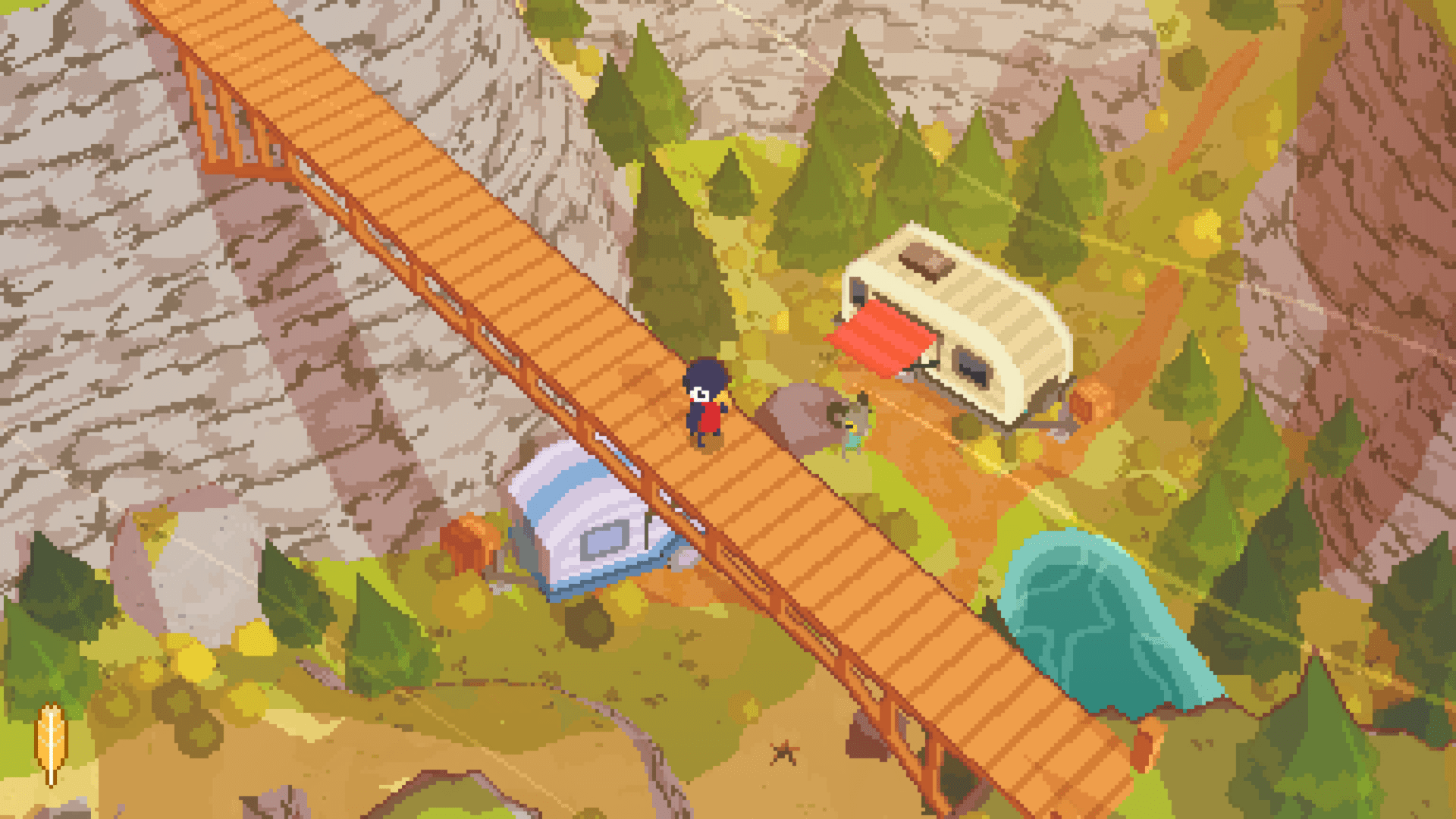 1920x1080 Exploration Short Hike. Interface In Game