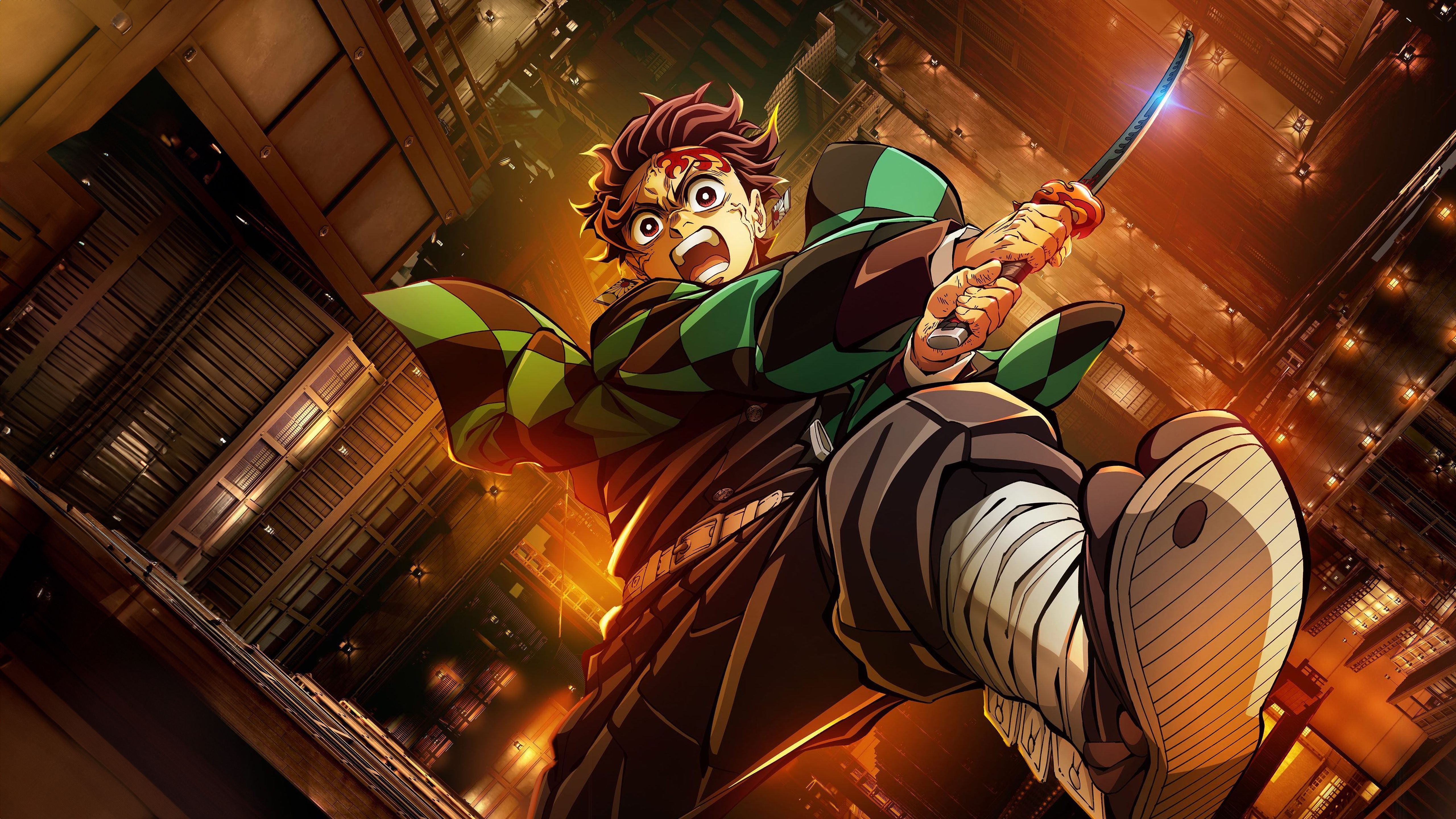 5120x2880 Tanjiro Kamado Wallpaper 4K