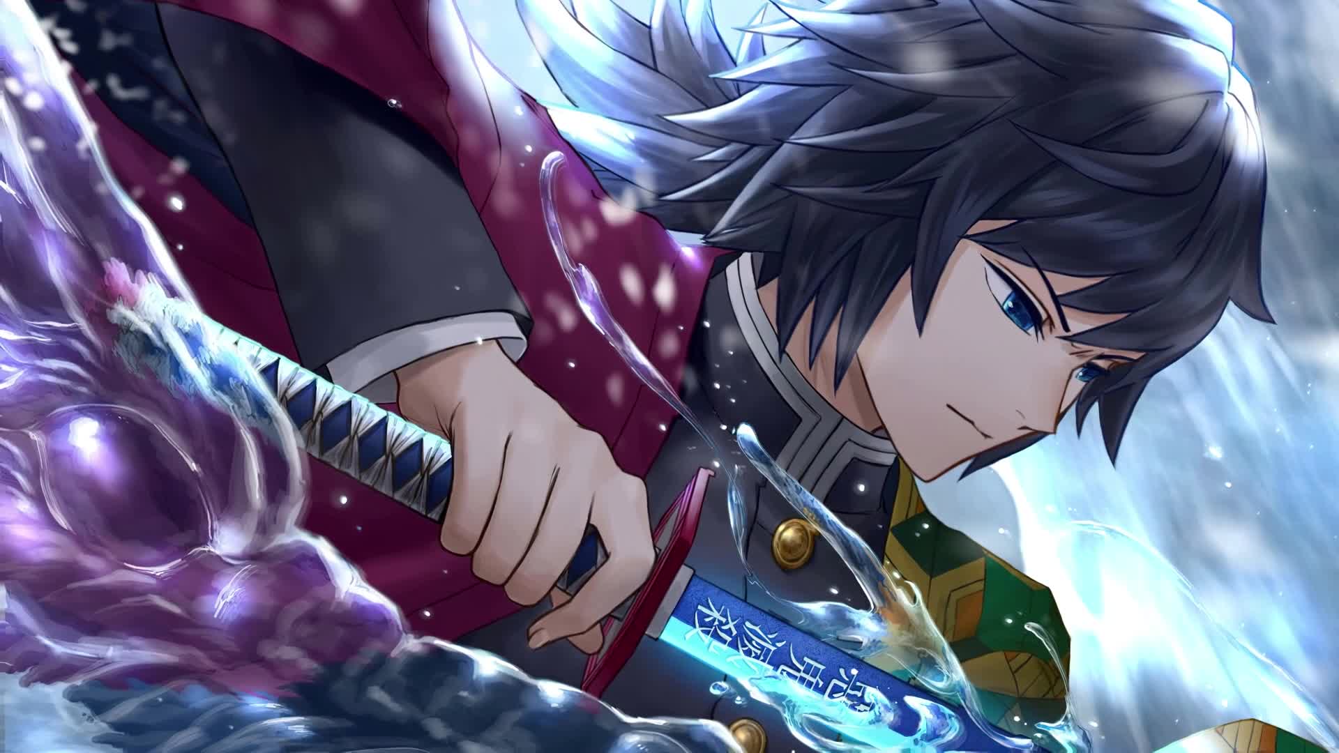 1920x1080 PC Giyu Demon Slayer Live Wallpaper Free