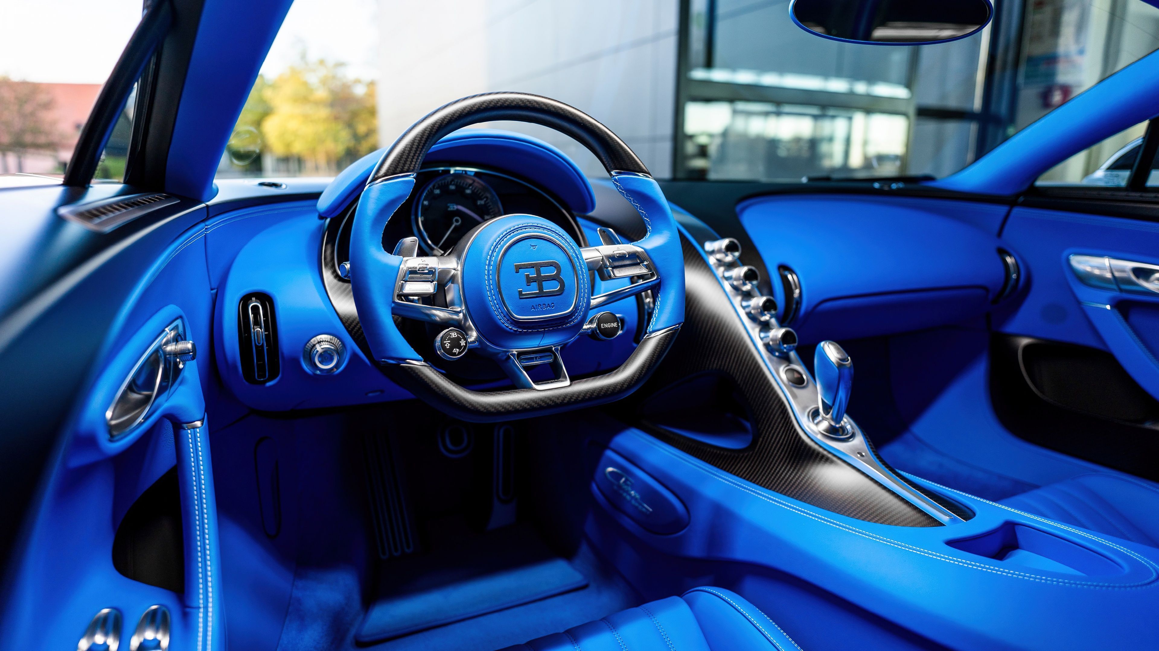 3840x2160 Bugatti Chiron Super Sport Wallpaper 4K, Interior, 5K