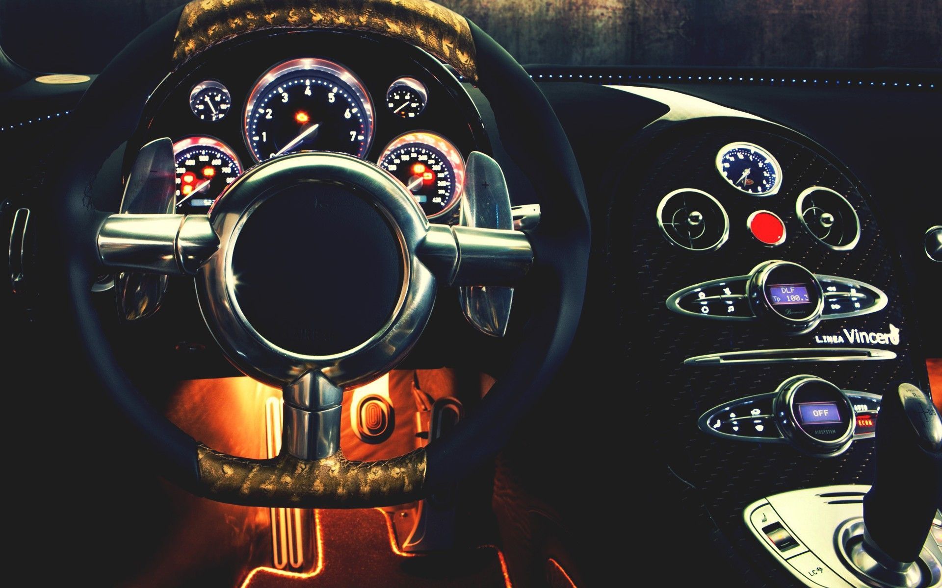 1920x1200 Bugatti Veyron Interior HD Wallpaper