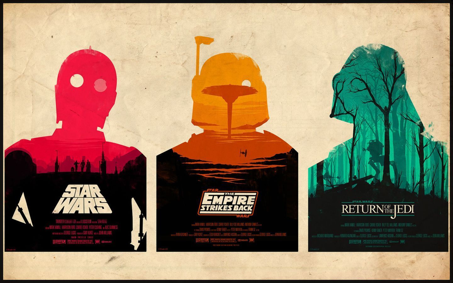 1440x900 All sizes. Star Wars posters by Olly Moss Sharing!