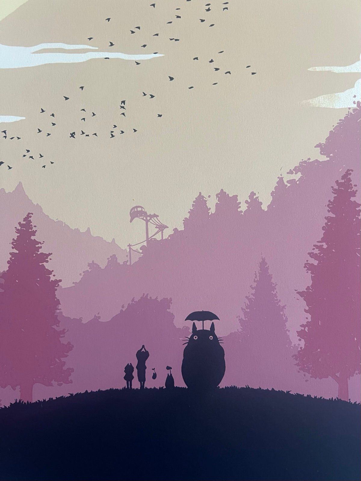1200x1600 My Neighbor Totoro By Olly Moss Mondo X Studio Ghibli Screen Print Art Poster