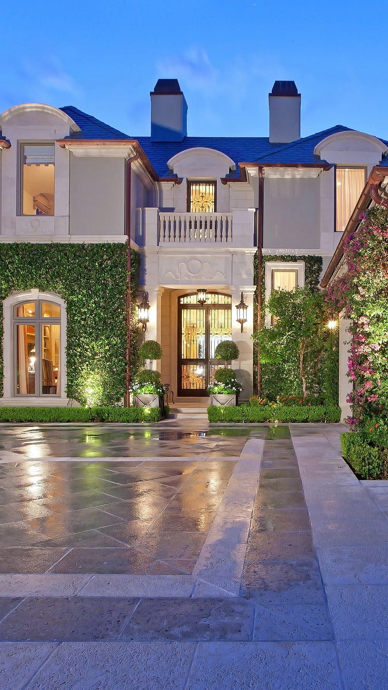 800x1422 House, houses, luxury, mansion, summer, HD phone wallpaper