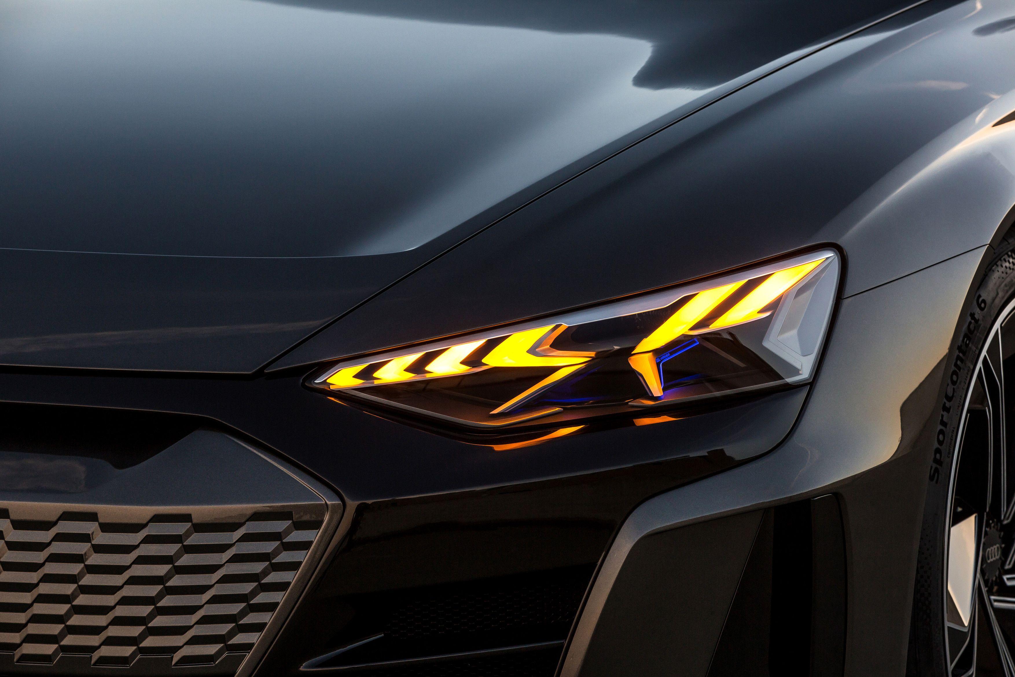 3508x2339 Wallpaper 4k Audi E Tron GT Concept Headlight 4k Wallpaper