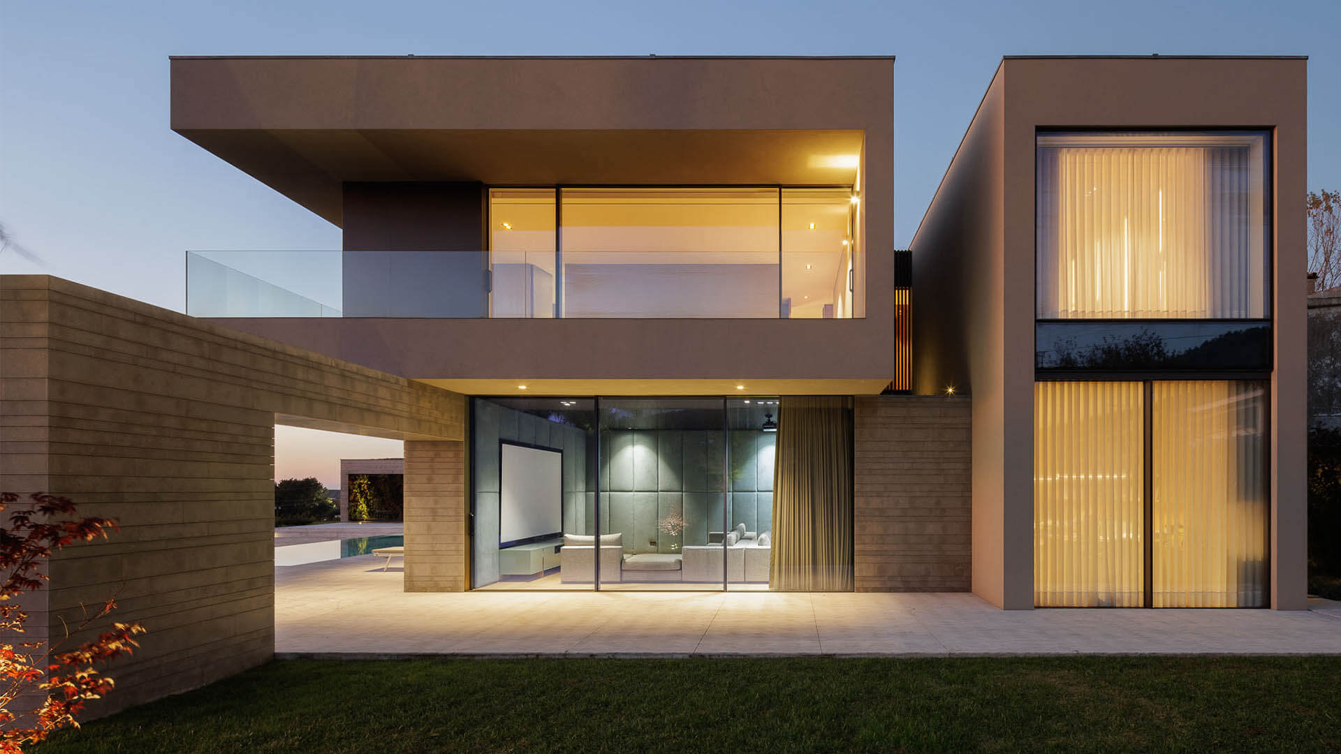 1920x1080 Casa D: A luxury house that land over th. Houses