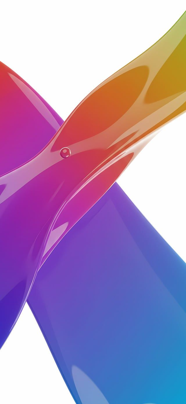 640x1387 Wallpaper iPhone iOS 19 Concept Ribbon Flow