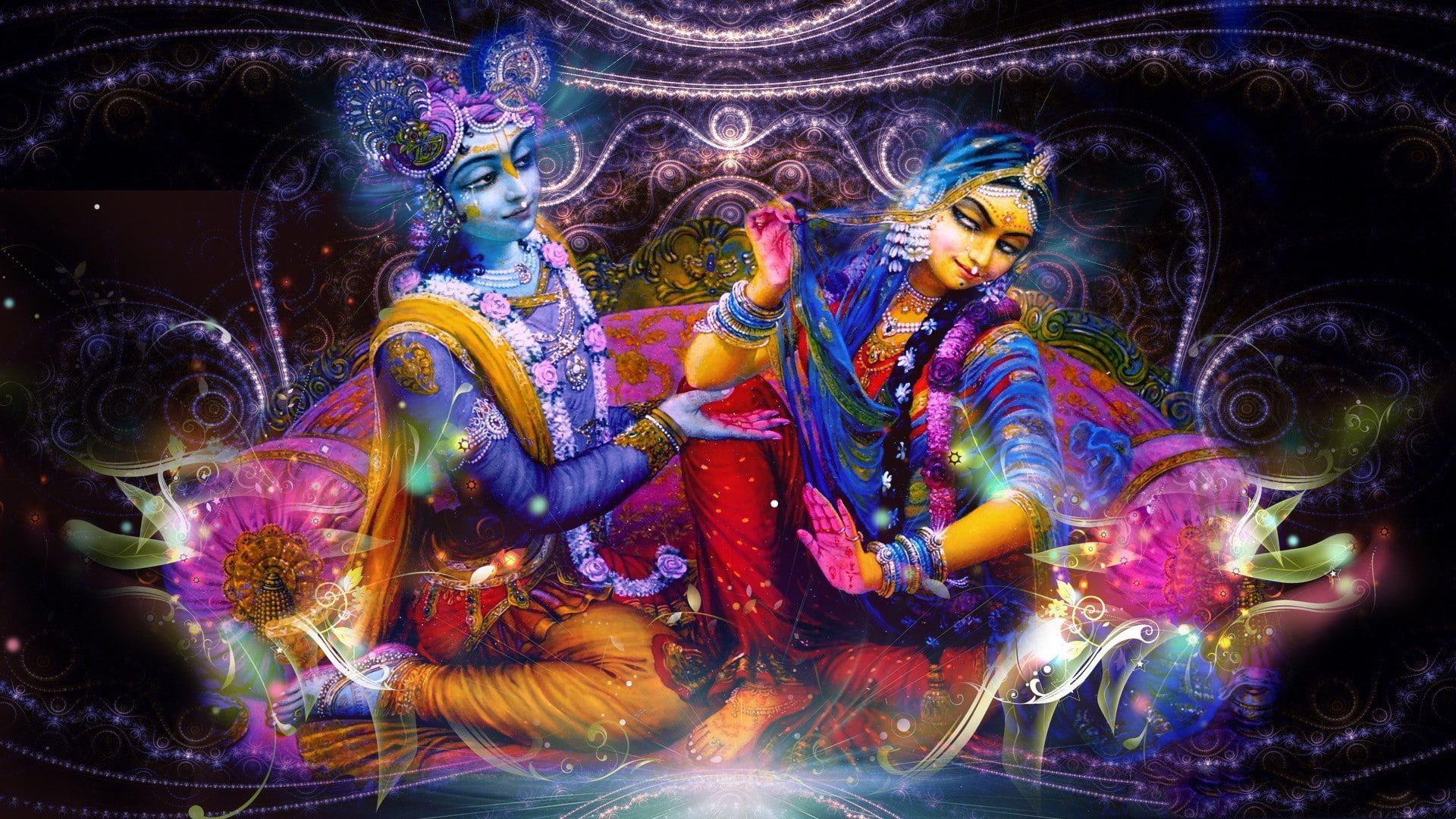 1920x1080 Love Romantic Radha best Krishna Wallpaper HD