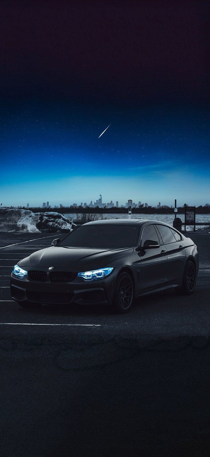 720x1560 Black BMW Under Moonlight 4K phone wallpaper [2610x5655] and [1080x2340]