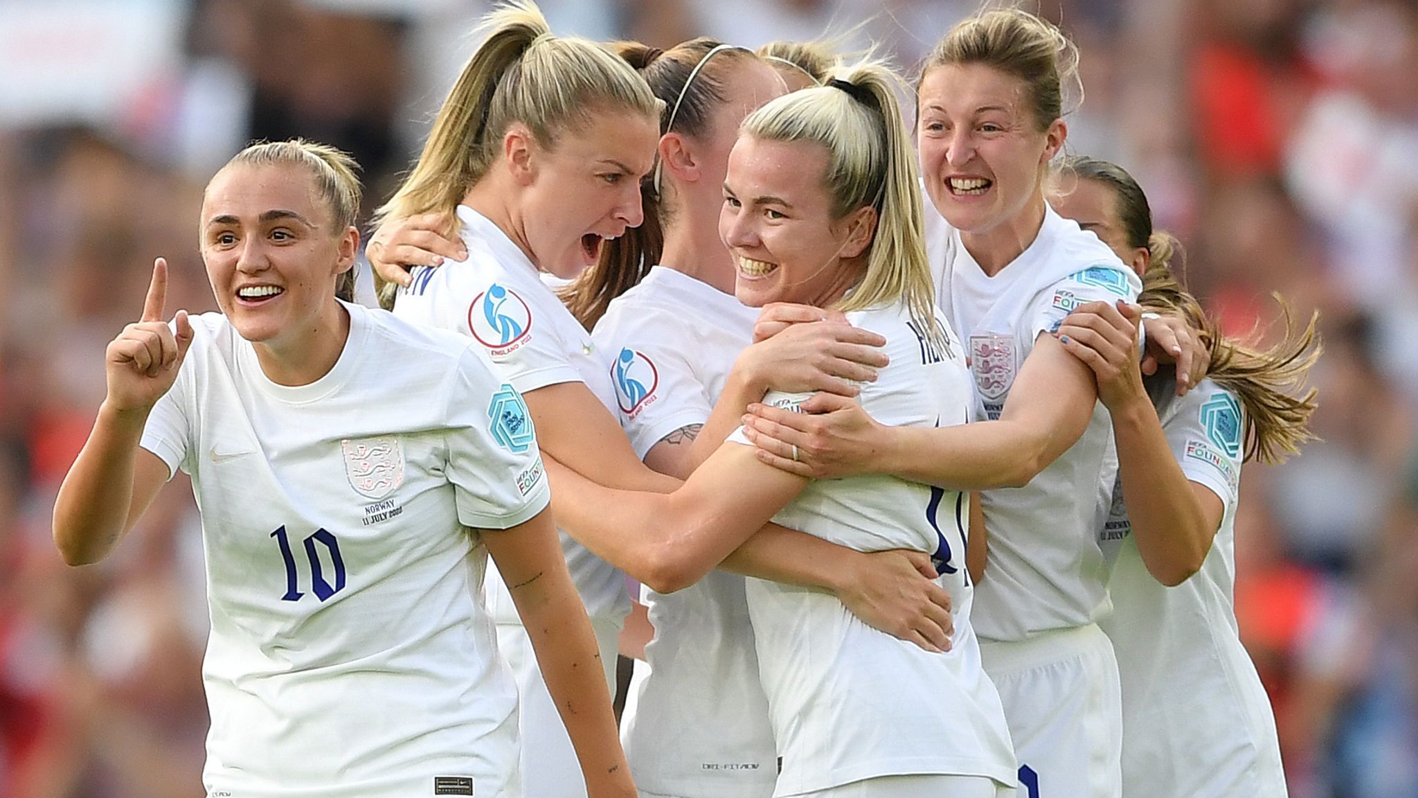 2048x1152 England Women 8 0 Norway Women: Beth Mead Nets Hat Trick As Record Breaking Lionesses Stun Norway