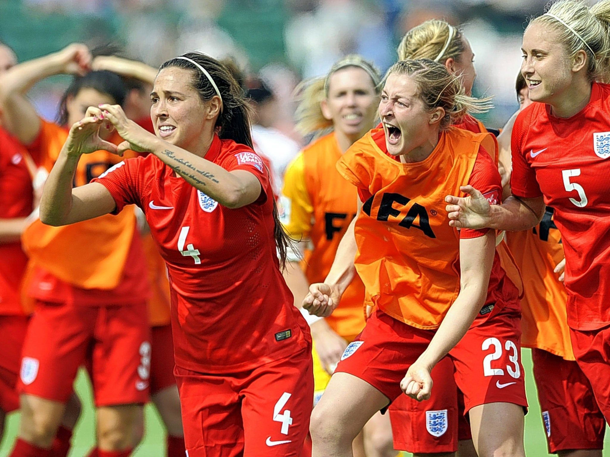 2048x1536 Women's World Cup 2015: England Lionesses look to golden future after bronze win