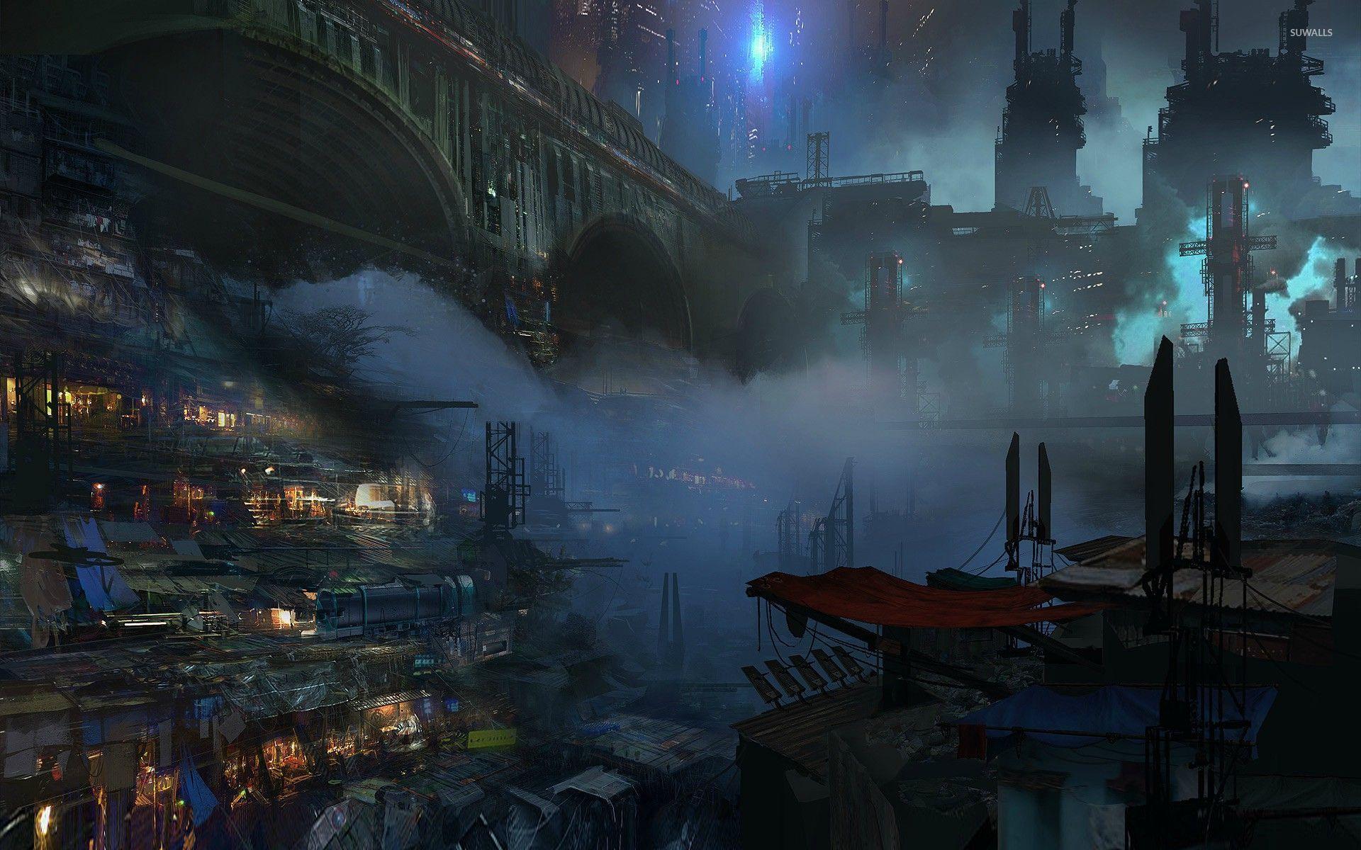1920x1200 Post Apocalyptic Bridge In Tokyo Wallpaper Wallpaper