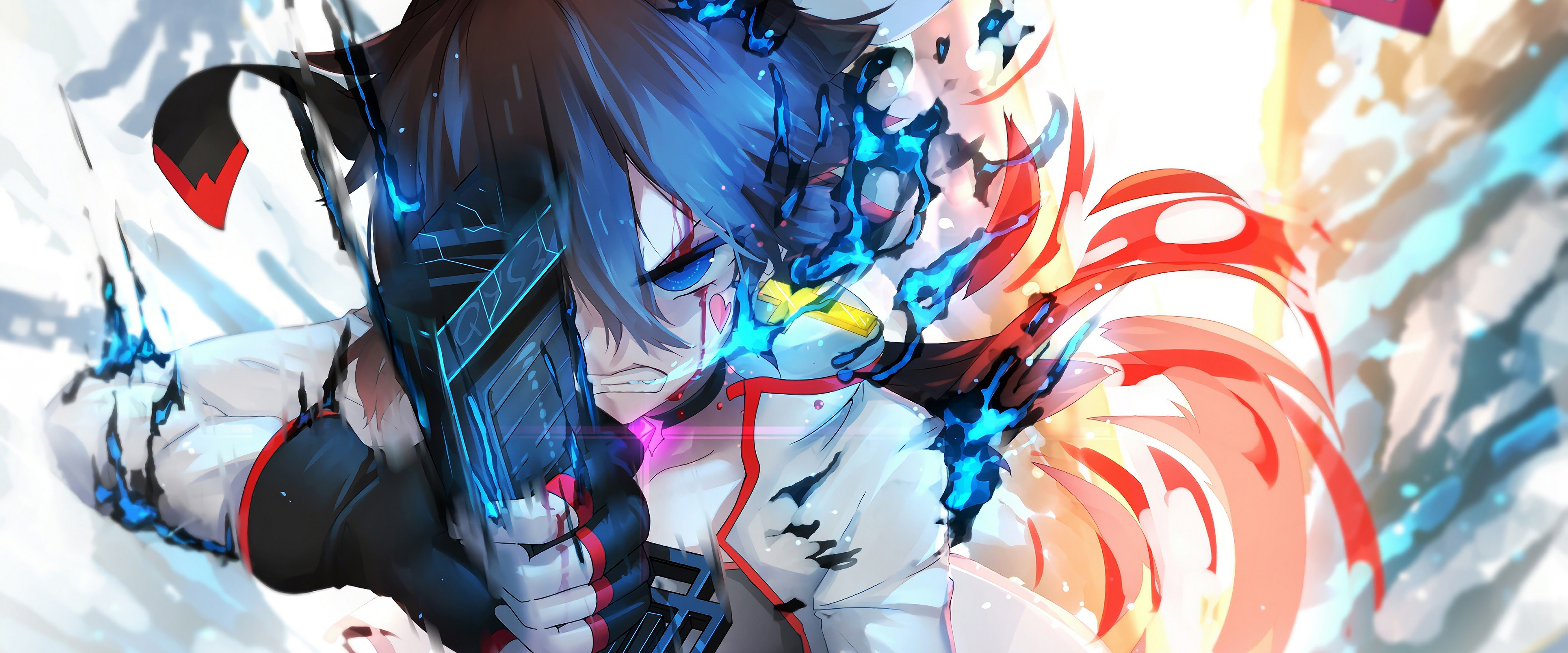 7680x3200 4k Anime Ultrawide Wallpaper
