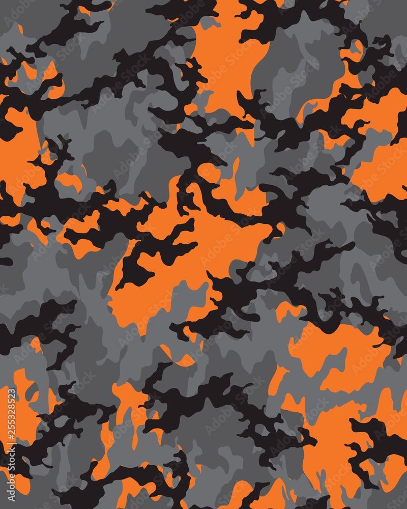 800x1000 Camouflage pattern.Seamless army wallpaper.Military design.Abstract camo design.Digital paper.Repeating camouflage background.Fashionable.Printable art.Colorful vector illustration. Stock Vector