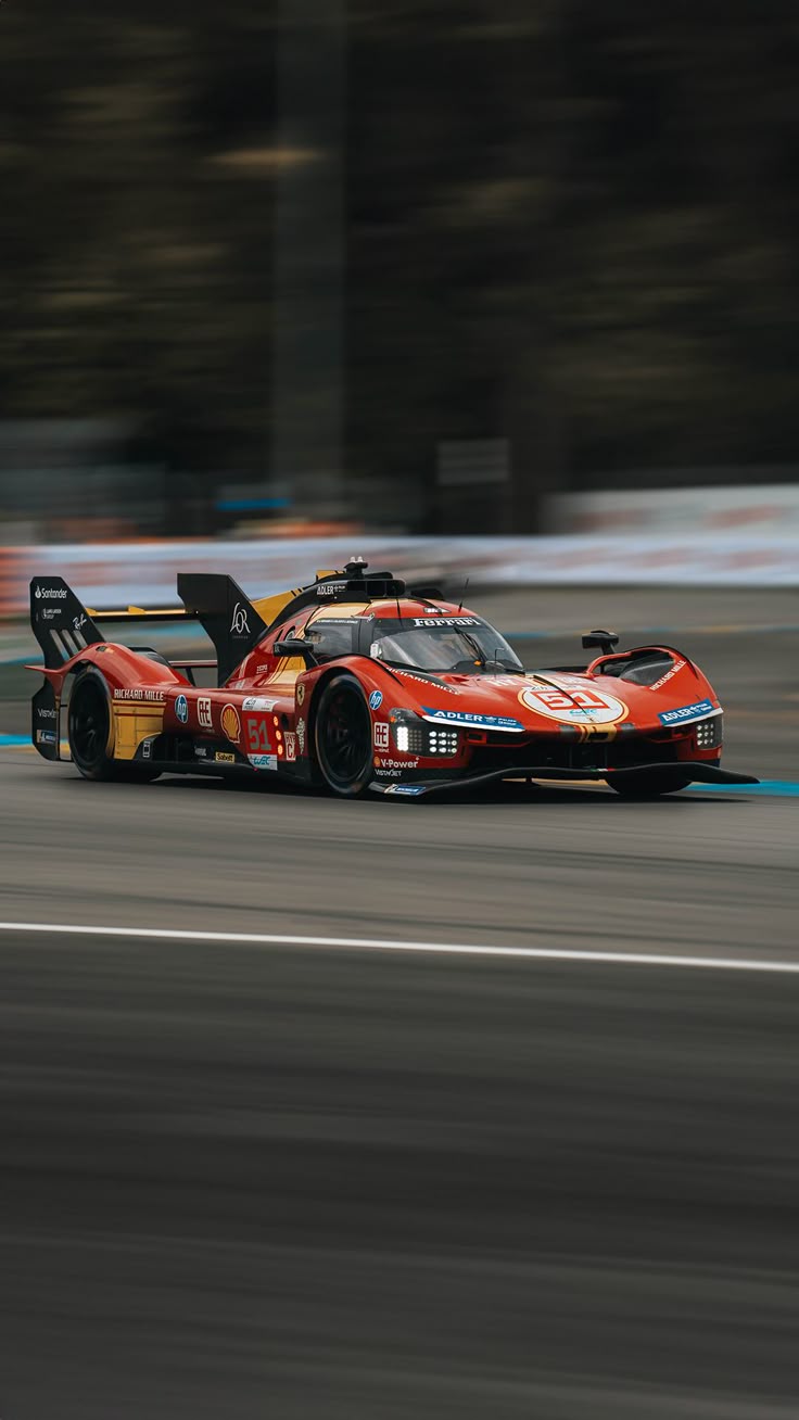 736x1308 Amazing phone motorsport wallpaper of ferrari 499P