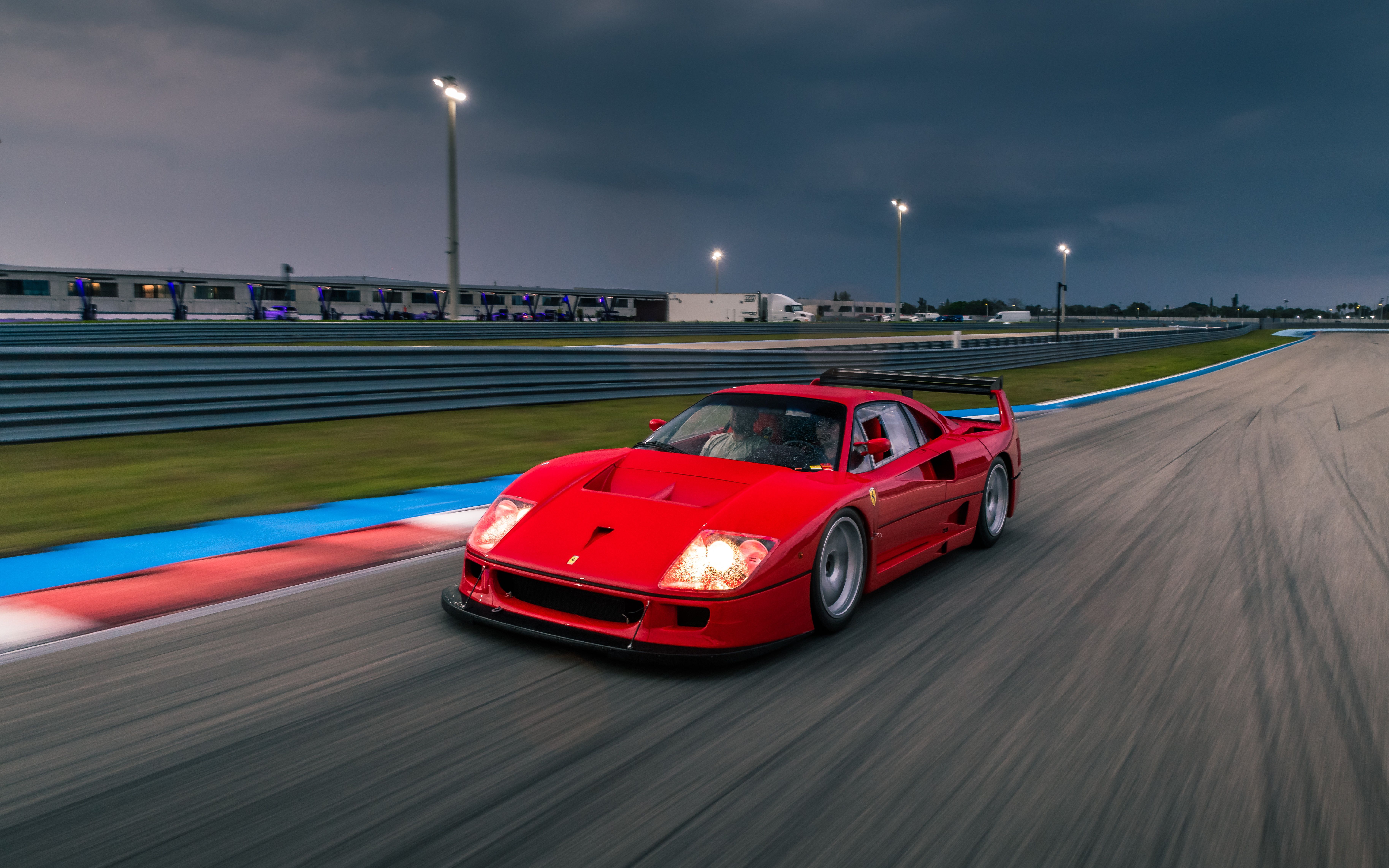 7310x4569 Wallpaper car, Ferrari, F racing track, Ferrari F40 LM by Michelotto for mobile and desktop, section ferrari, resolution 7310x4569
