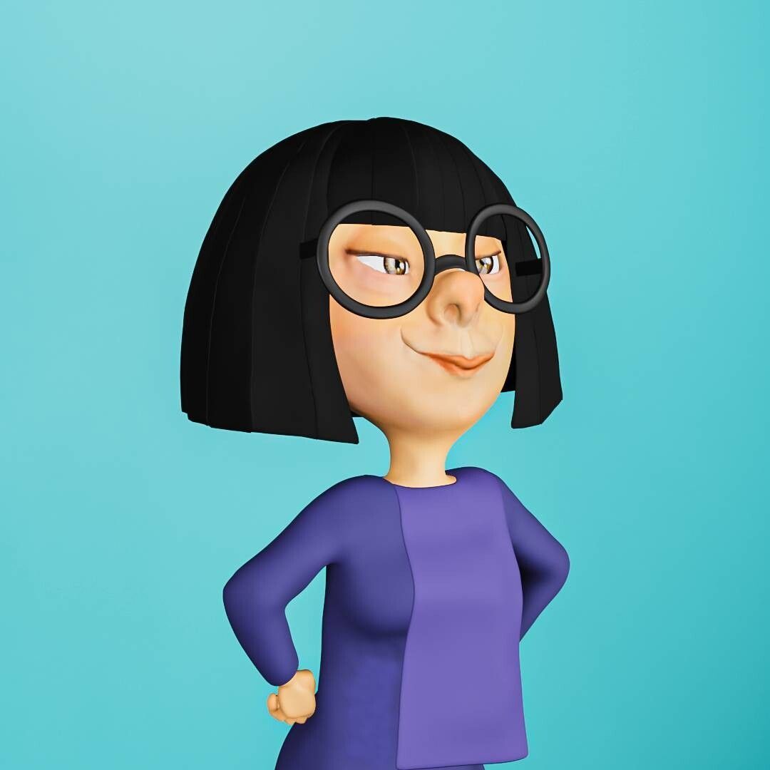 1080x1080 Edna Mode from The Incredibles