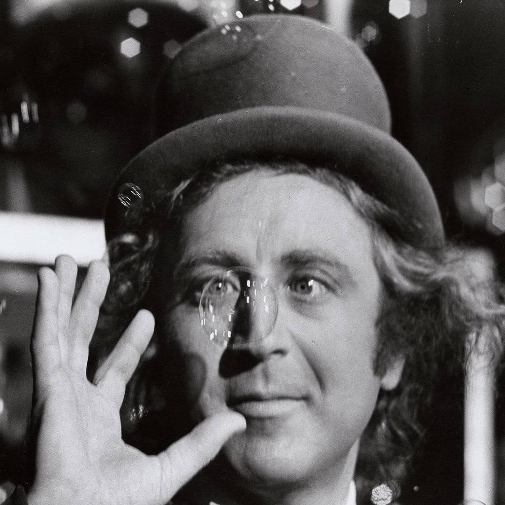 1024x1024 Old Hollywood Gene Wilder Willy Wonka Wallpaper