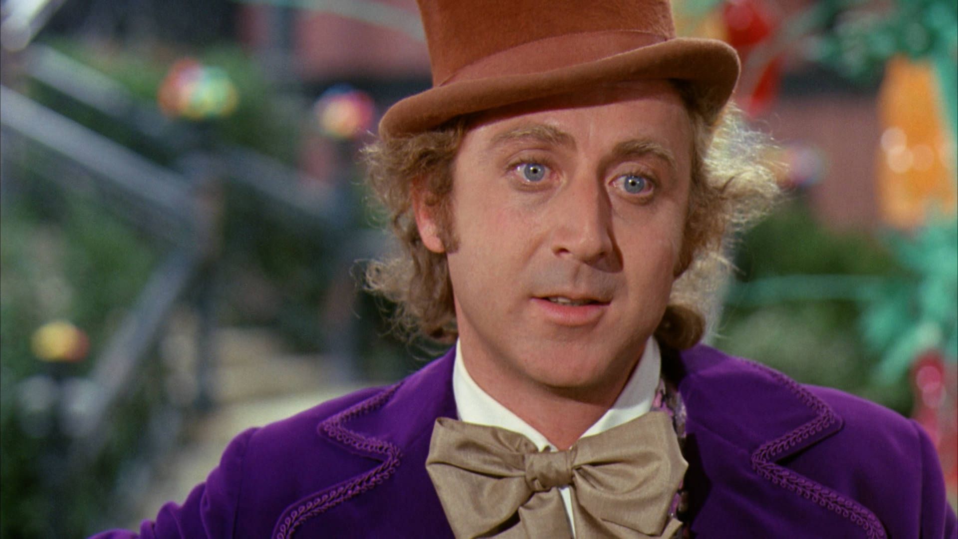 1920x1080 Download A Classic Hollywood Frame: Gene Wilder as Willy Wonka Wallpaper