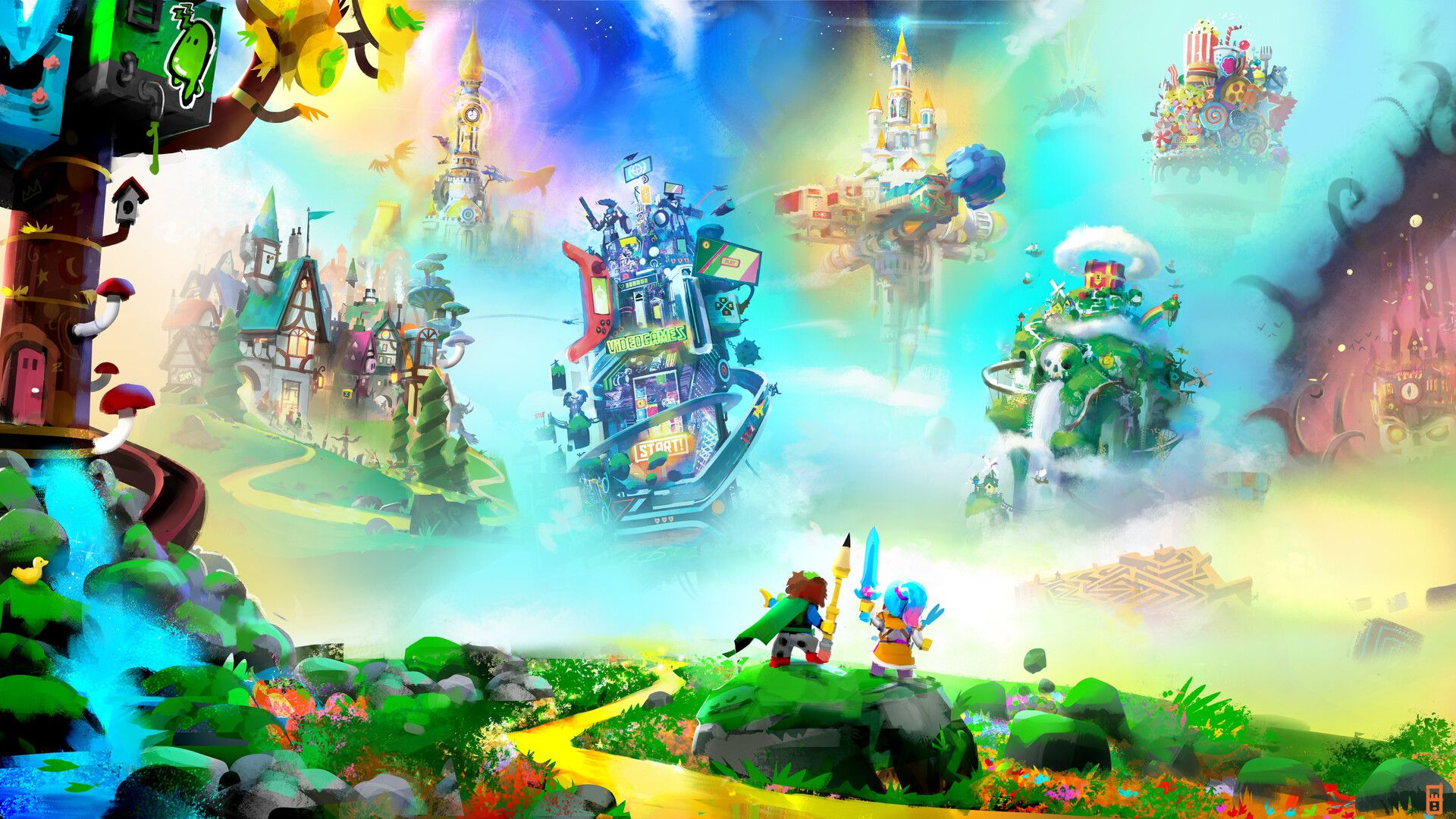 1920x1080 LEGO Dreamzzz World Concept Art