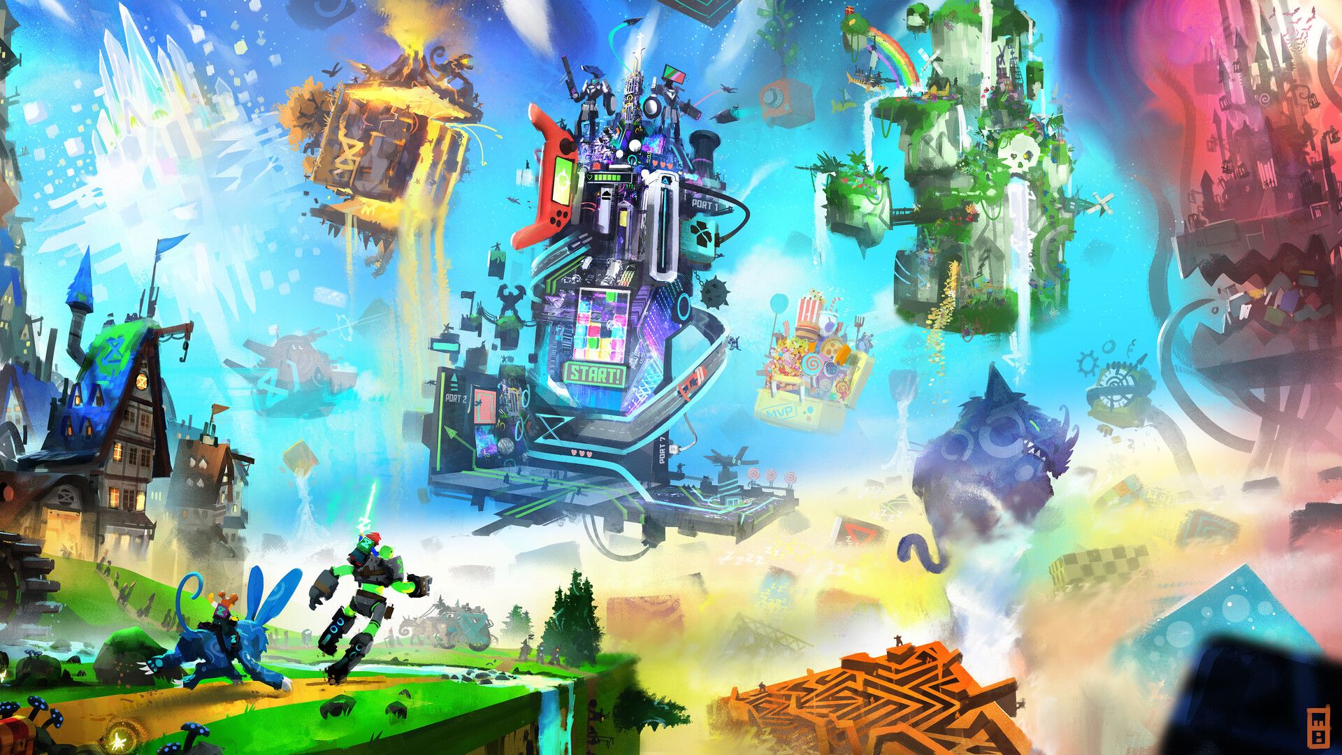1920x1080 LEGO Dreamzzz World Concept Art