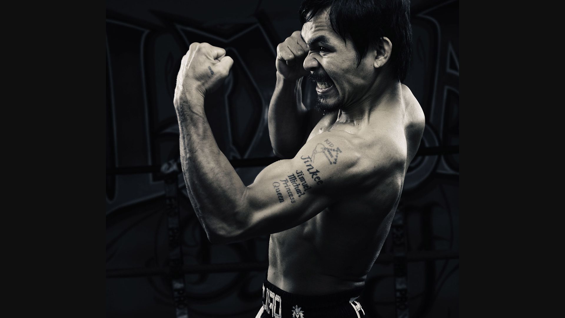 1920x1080 Photo boxer during uppercut Desktop wallpaper 1920x1080