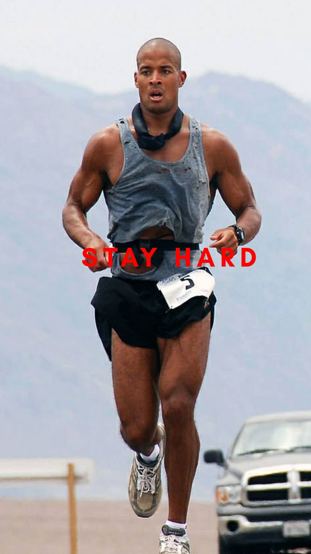 1080x1920 David Goggins Marathon Training Wallpaper