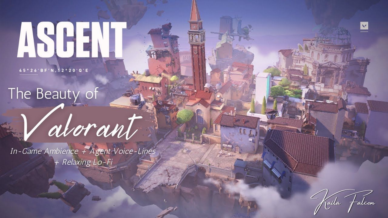1280x720 ☁️ The Beauty Of VALORANT Ascent.. VALORANT Ambience & Lo Fi Mix To Help You Study [Read Desc!]