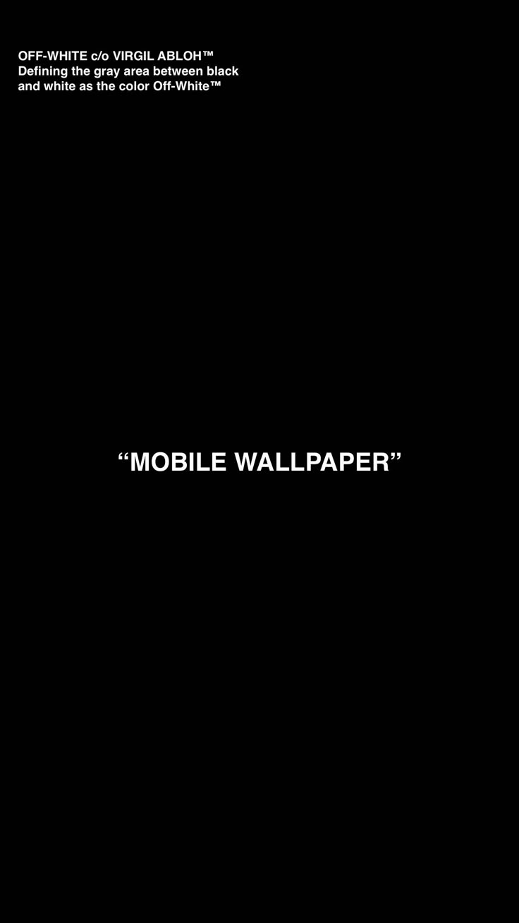 736x1308 OFF WHITE Streetwear Desktop And Mobile Wallpaper