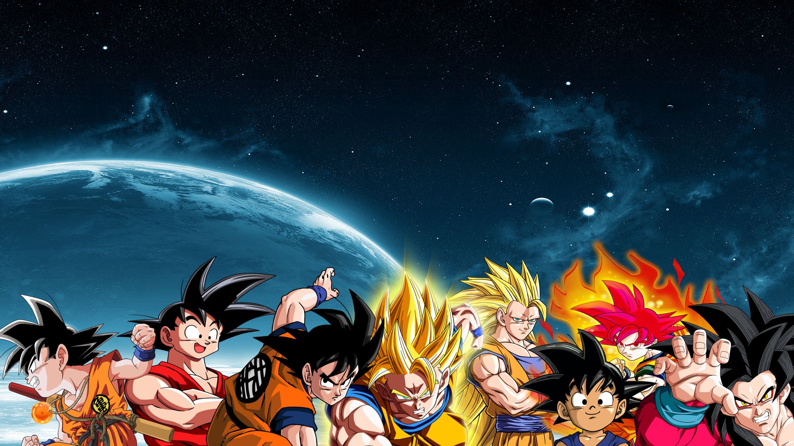 2560x1440 Download Goku Anime Dragon Ball HD Wallpaper