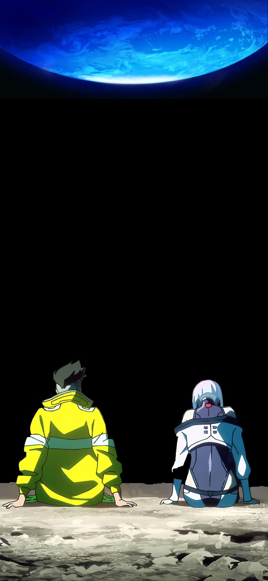 888x1920 Download Cyberpunk Edgerunners Moonlit Companions Wallpaper