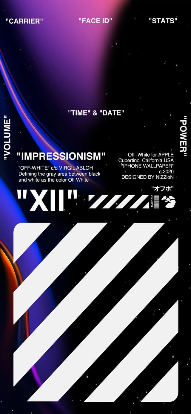 640x1384 OFF White Style Wallpaper For IPhone 12 Pro Max