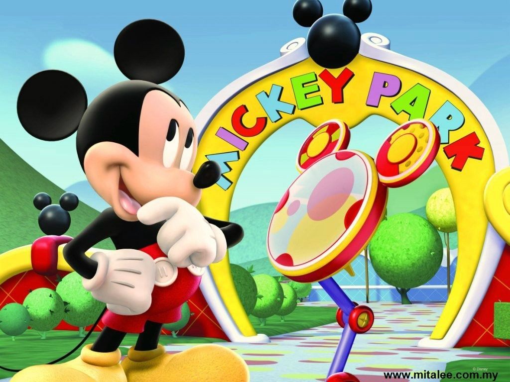 1024x768 Cartoon Mural Wallpaper Mouse MC 2 Disney's Classic Mural Wallaper Model Choose Sample / Pattern Chart. HomeBagus and Deco ONLINE EXPO!