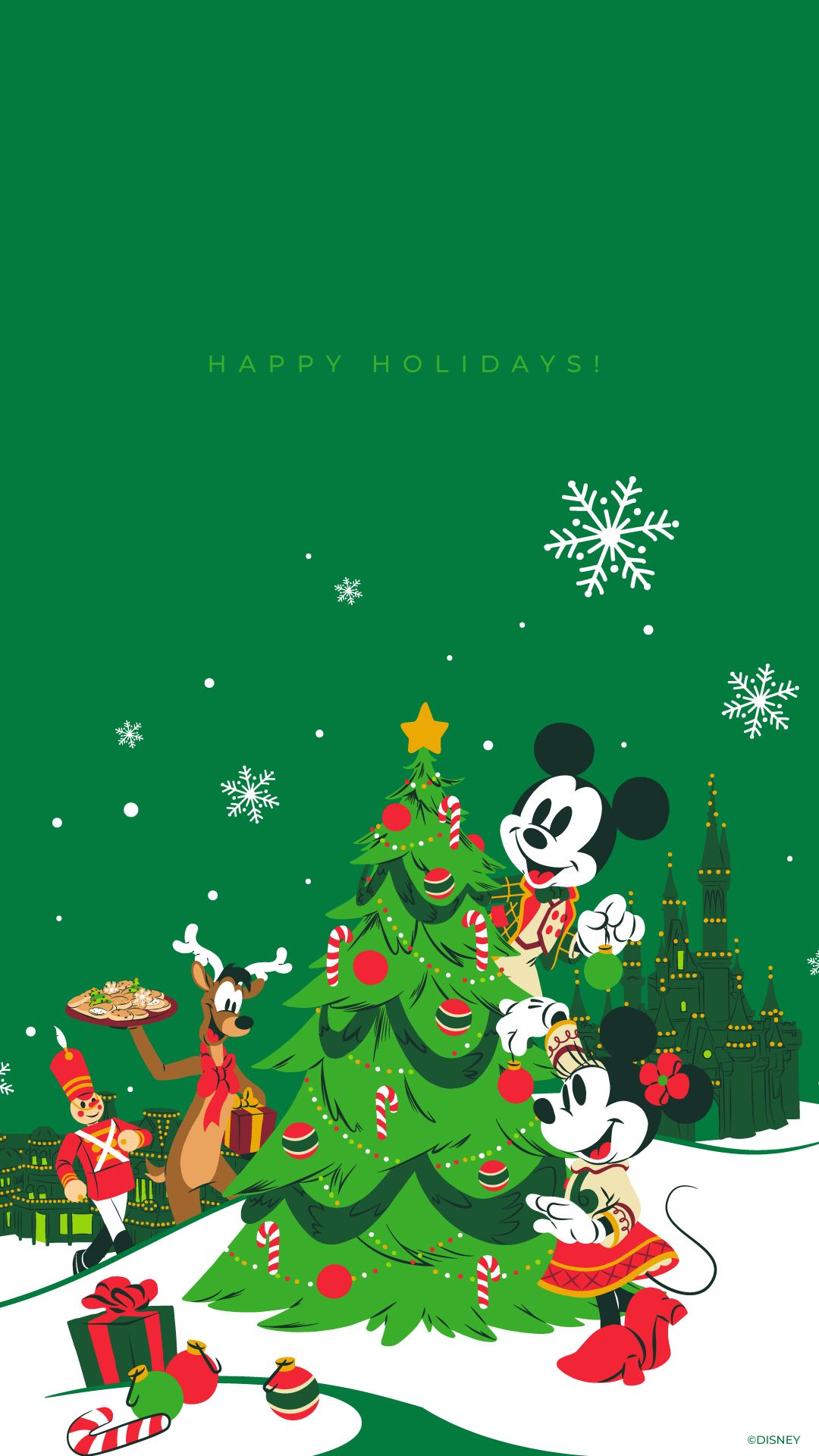 1080x1920 New Disney Holiday Wallpaper to Deck Your Screens Parks Blog