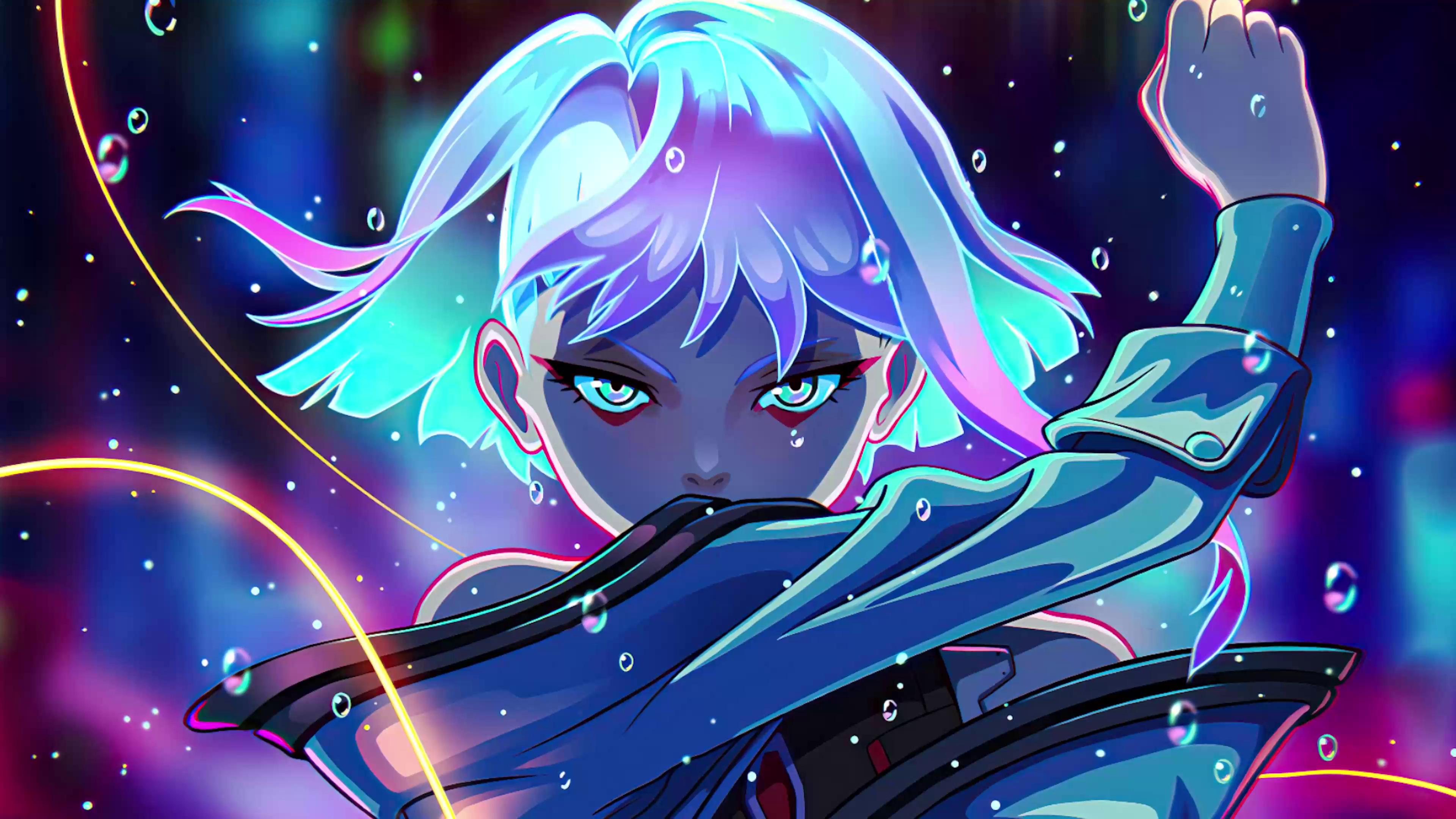 3840x2160 Lucyna (Cyberpunk Edgerunners) Live Wallpaper