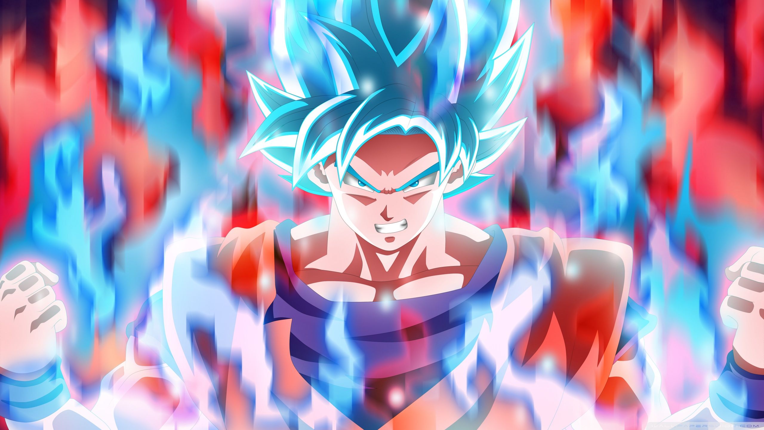 2560x1440 Goku Dragon Ball Super 4K UHD Wallpaper for UltraHD Desktop and TV : Dual Monitor : Smartphone and Tablet Devices