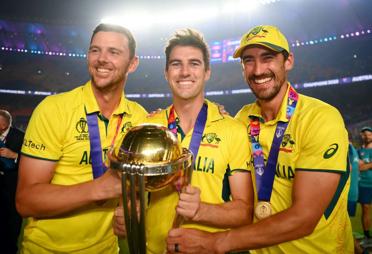 1200x820 Josh Hazlewood, Pat Cummins, Mitchell Starc: Australia's World Cup Winning Pace Trio