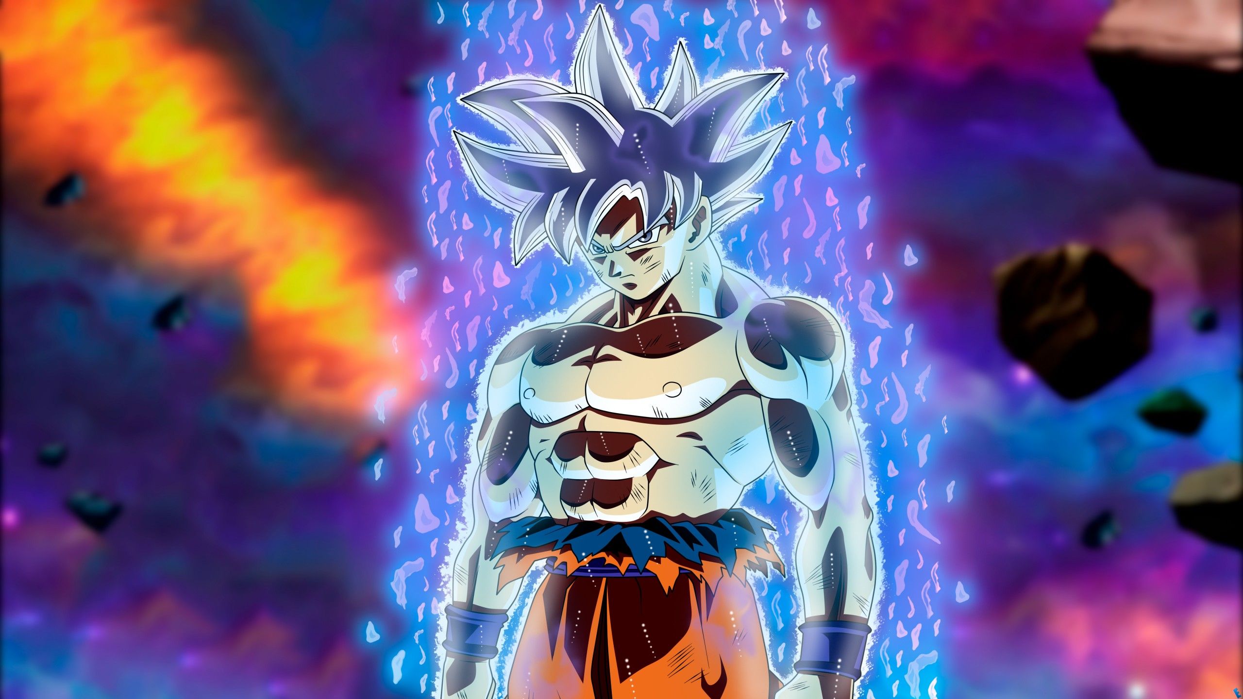 2560x1440 Ultra Instinct Goku 5K Wallpaper