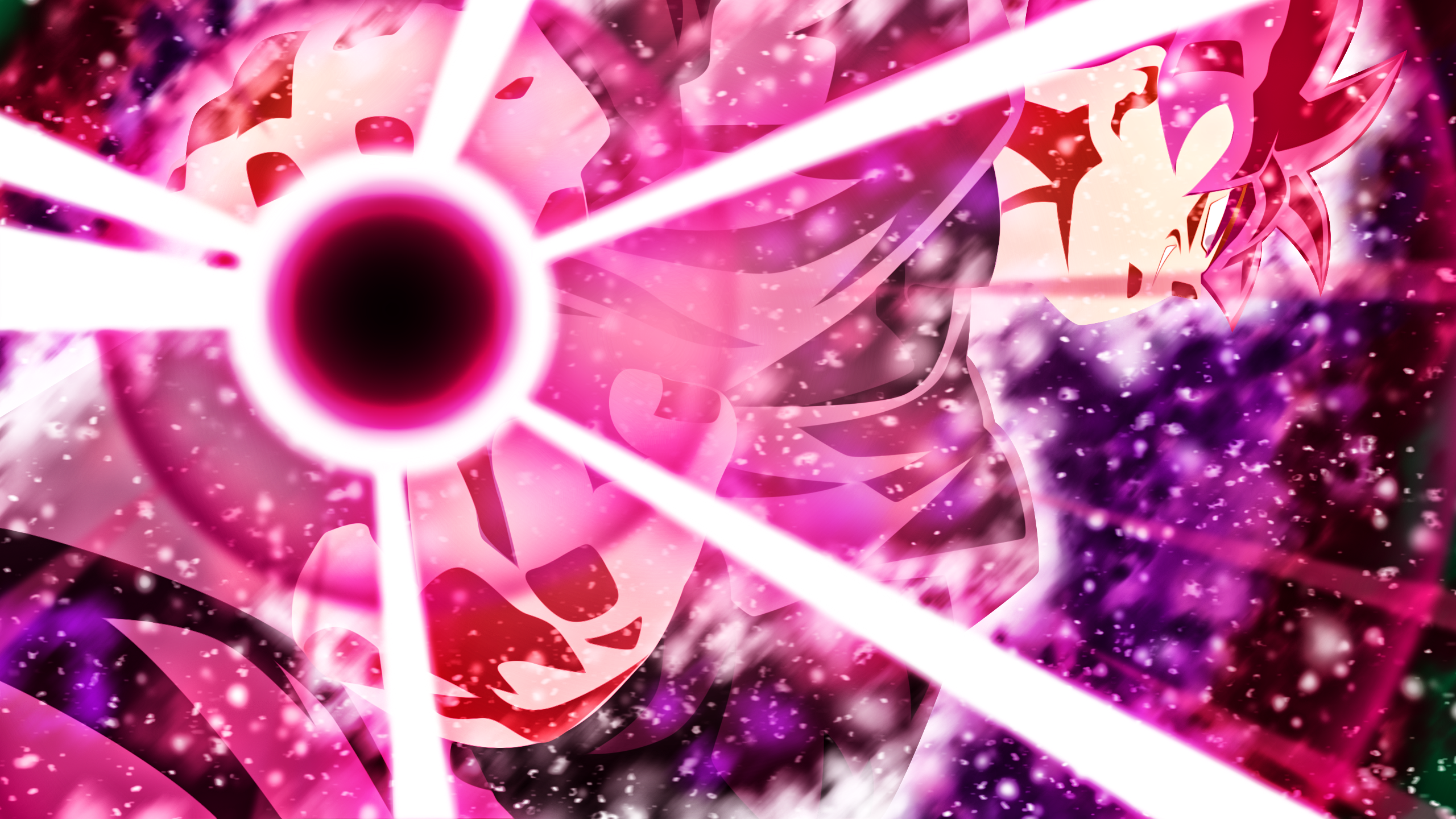 2560x1440 Black (Dragon Ball), HD Wallpaper