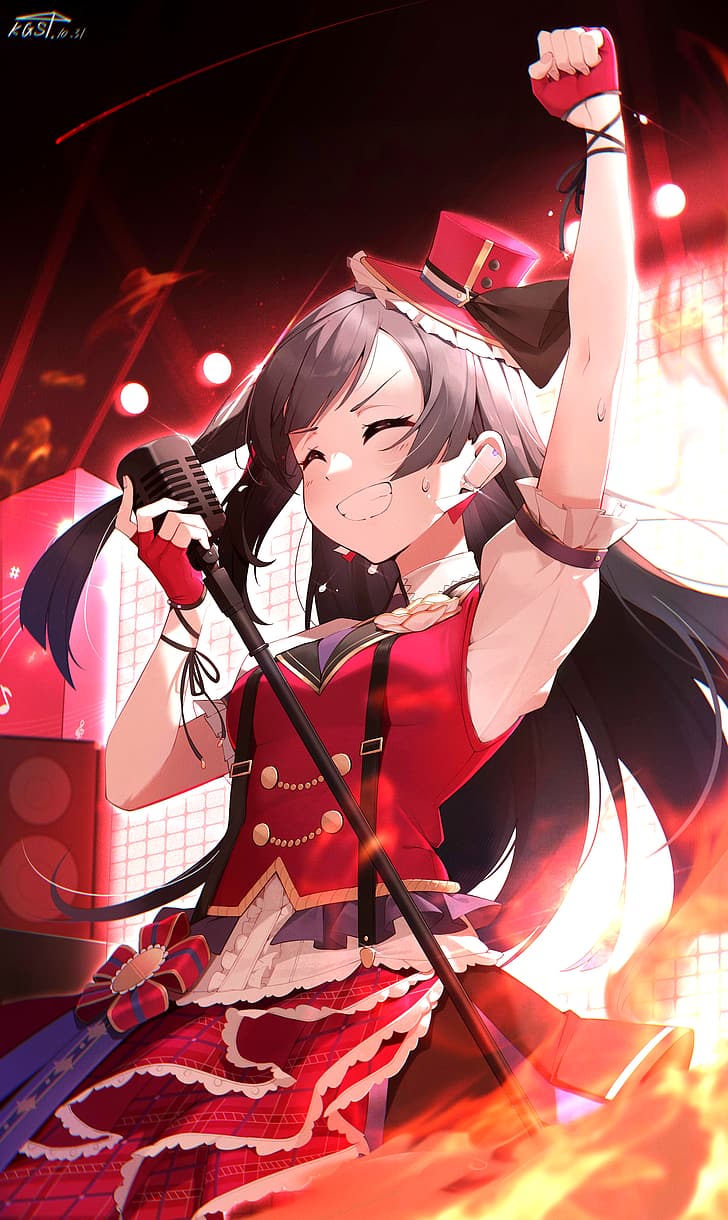 728x1220 HD wallpaper: anime, anime girls, Love Live!, Love Live! Nijigasaki High School Idol Club