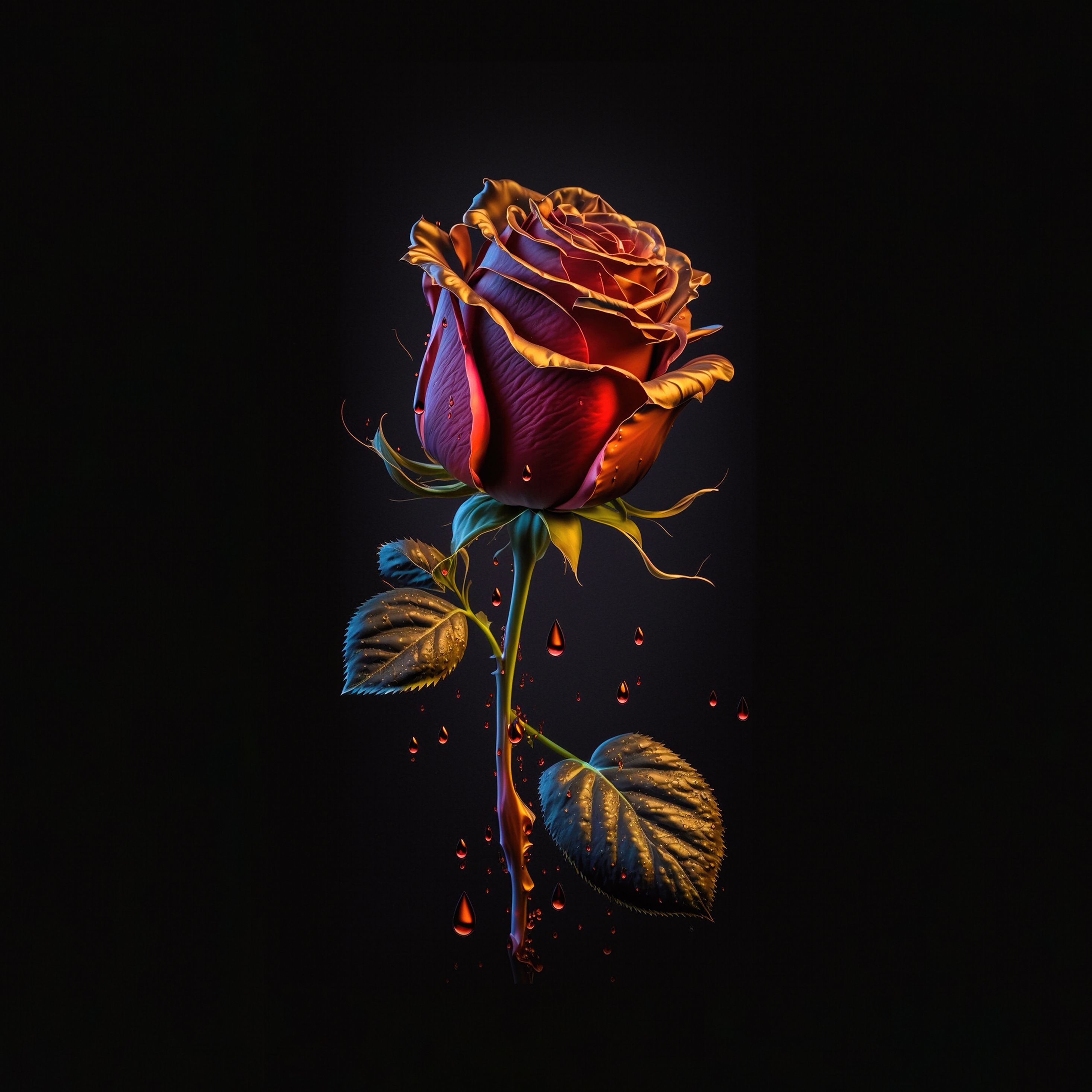 2932x2932 Rose Dark iPad Pro Retina Display , HD 4k Wallpaper, Image, Background, Photos and Picture