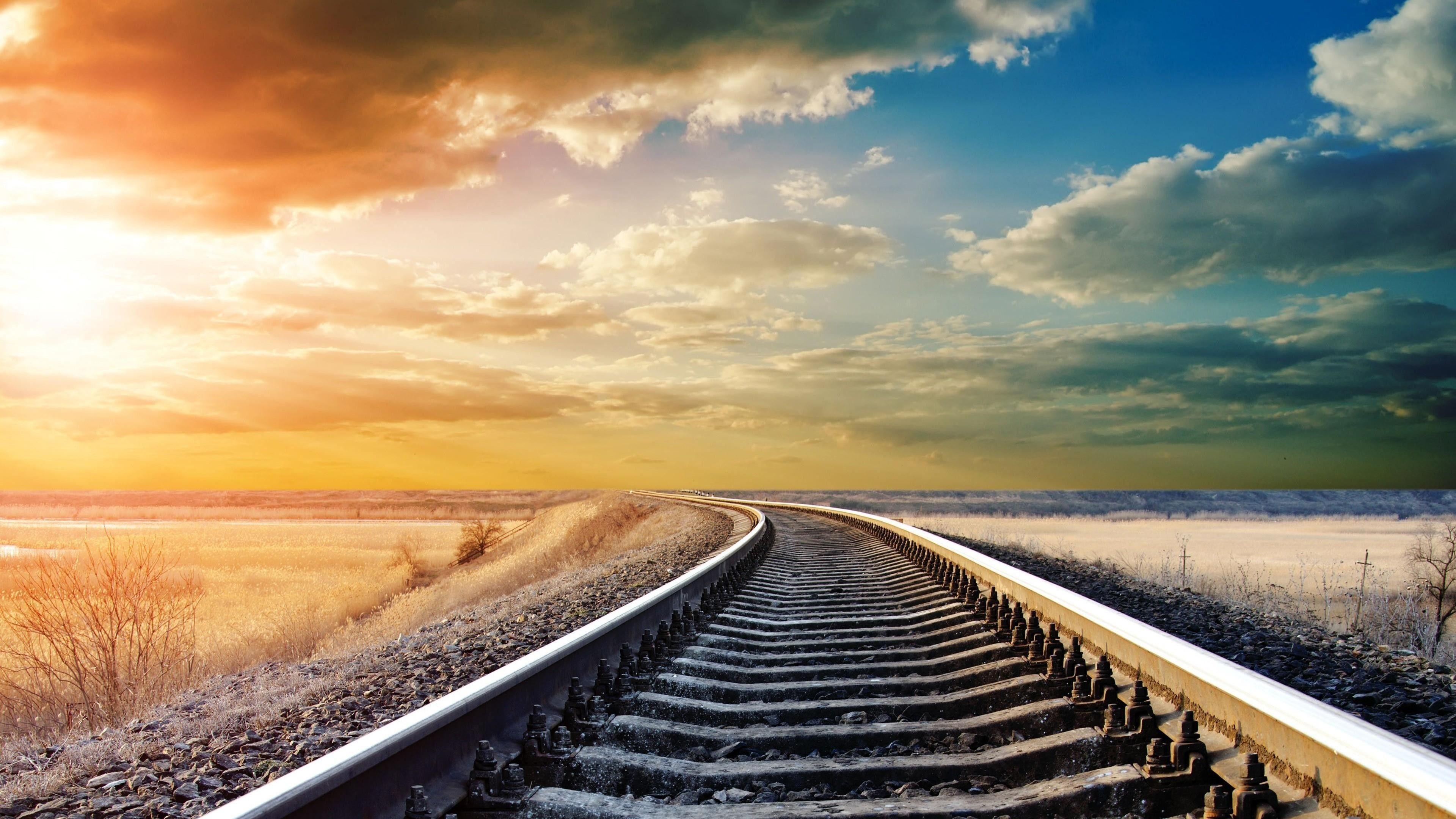 Train Tracks Wallpapers - Top Free Train Tracks Backgrounds -  WallpaperAccess