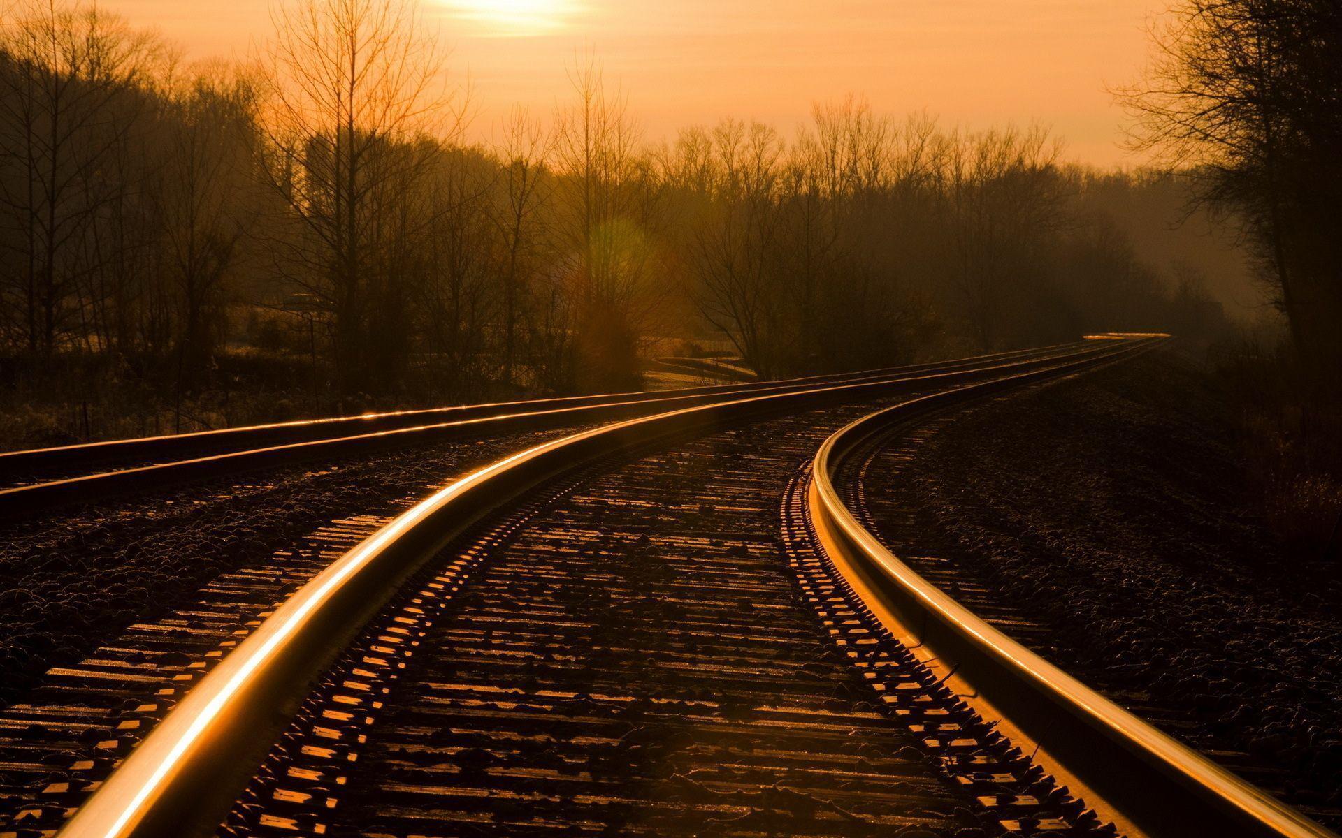 1920x1200 Railway Track Wallpaper