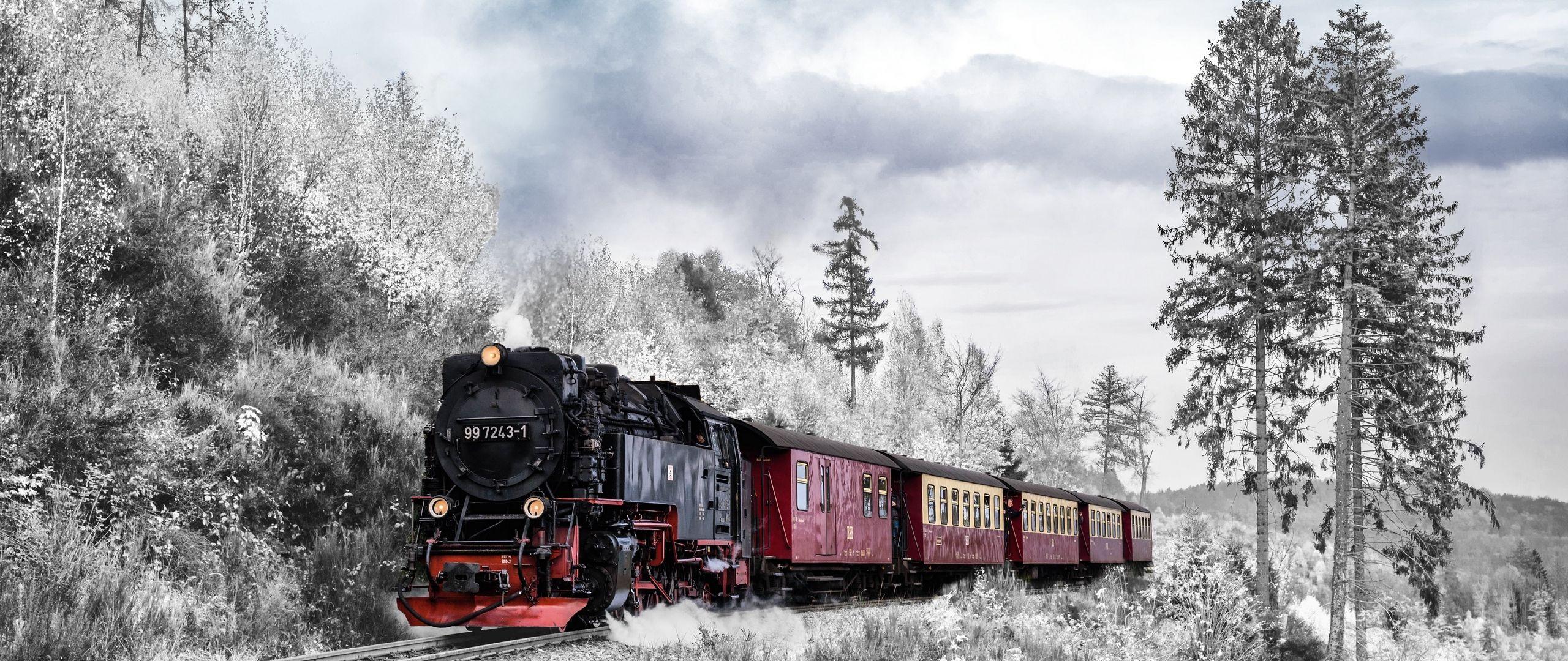 Winter Train Wallpapers - Top Free Winter Train Backgrounds ...